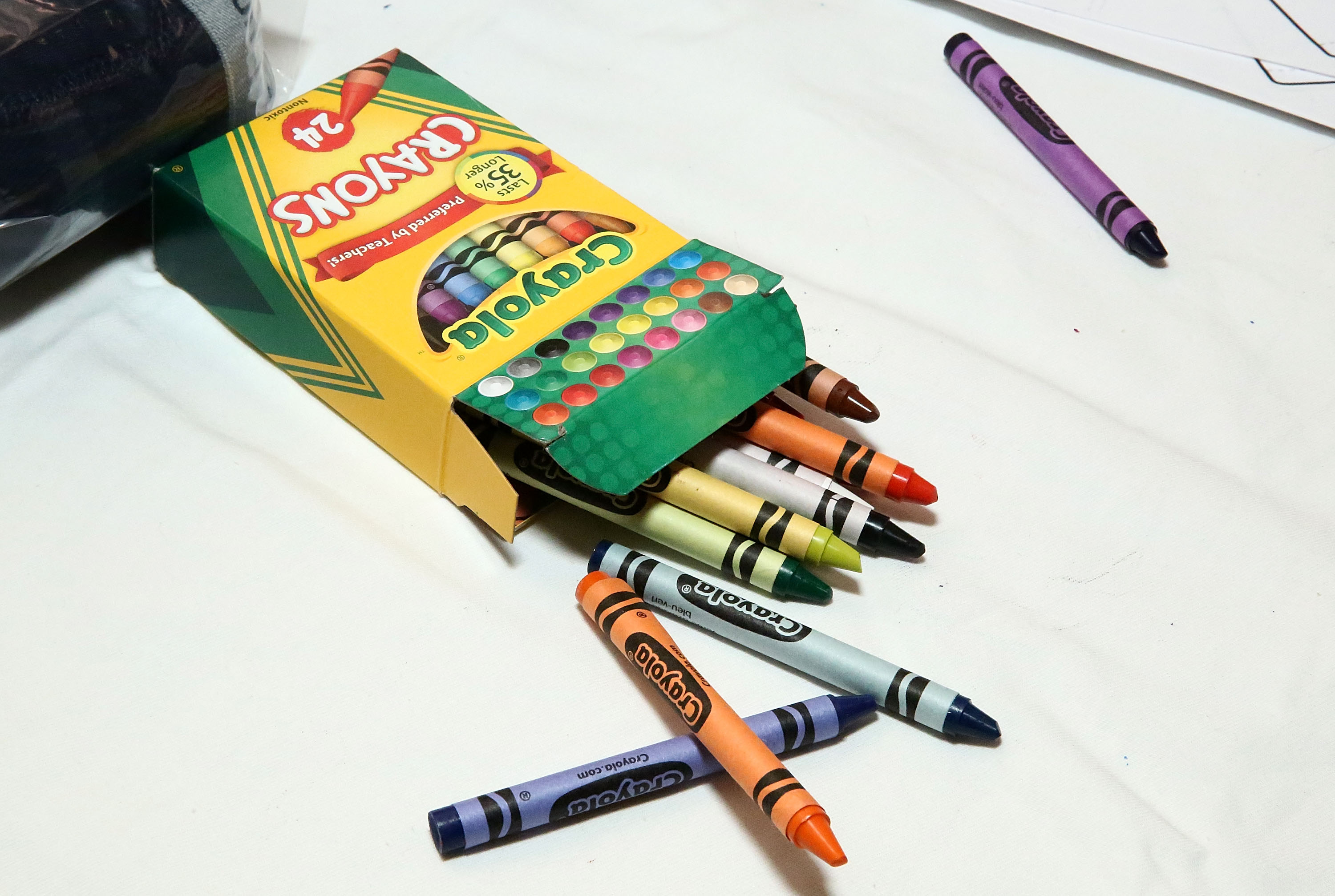 Crayola crayons are displayed at The MOMS & New York Family Magazine Cover Party at 100 Barclay on August 16, 2016 in New York City. (Astrid Stawiarz—Getty Images)
