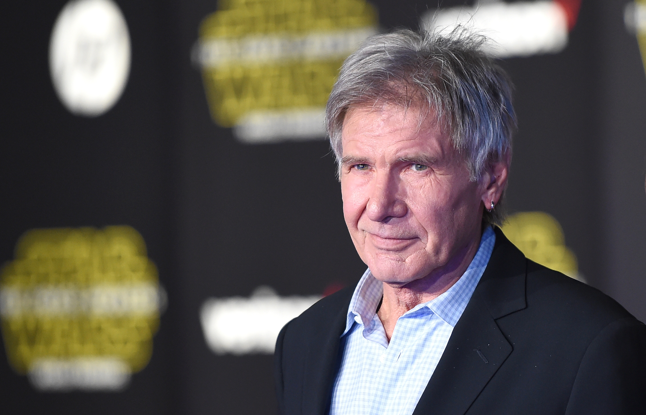 Actor Harrison Ford attends the Premiere of Walt Disney Pictures and Lucasfilm's 'Star Wars: The Force Awakens' on December 14, 2015 in Hollywood, Calif.