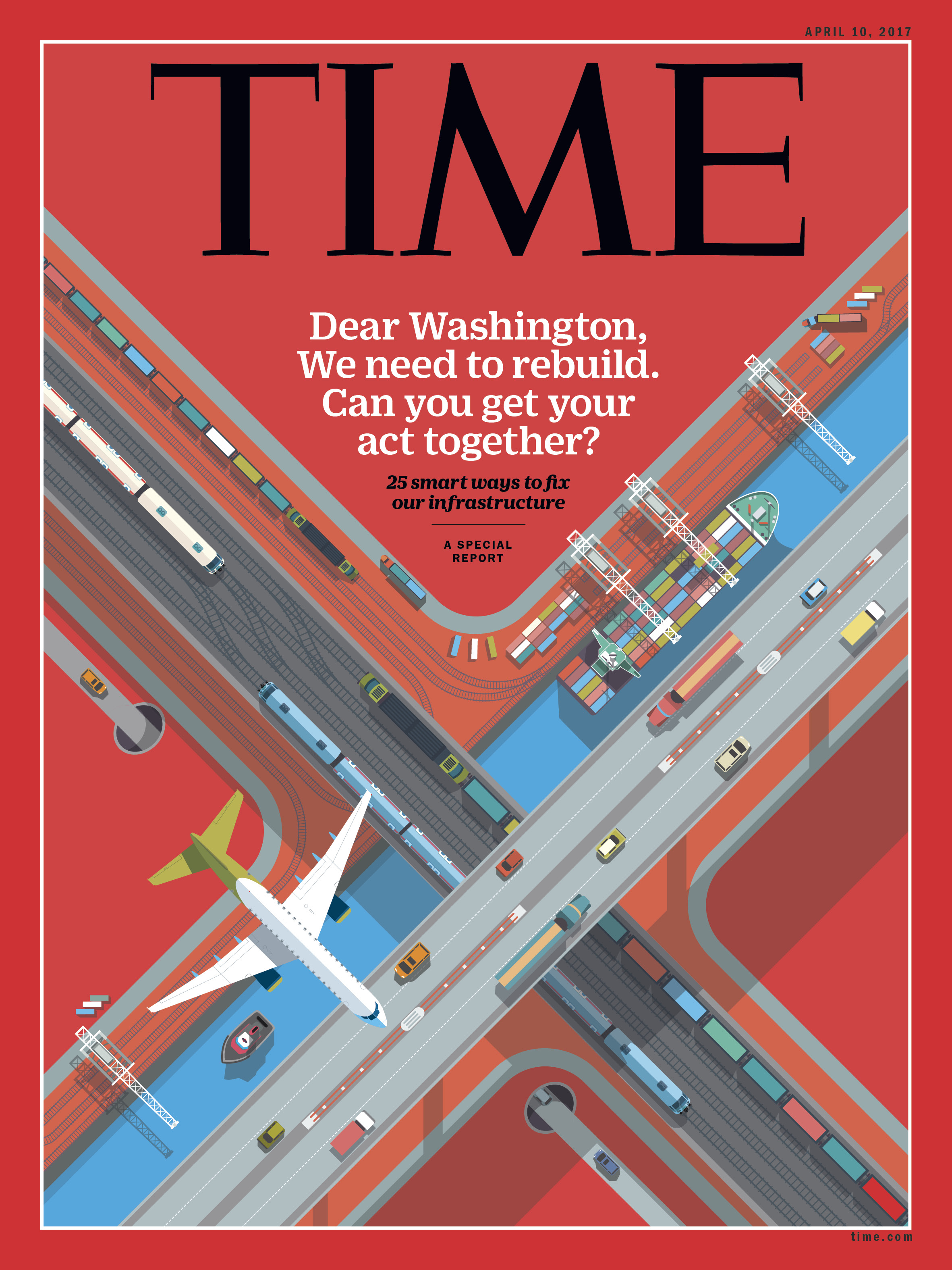 TIME infrastructure cover Washington rebuild