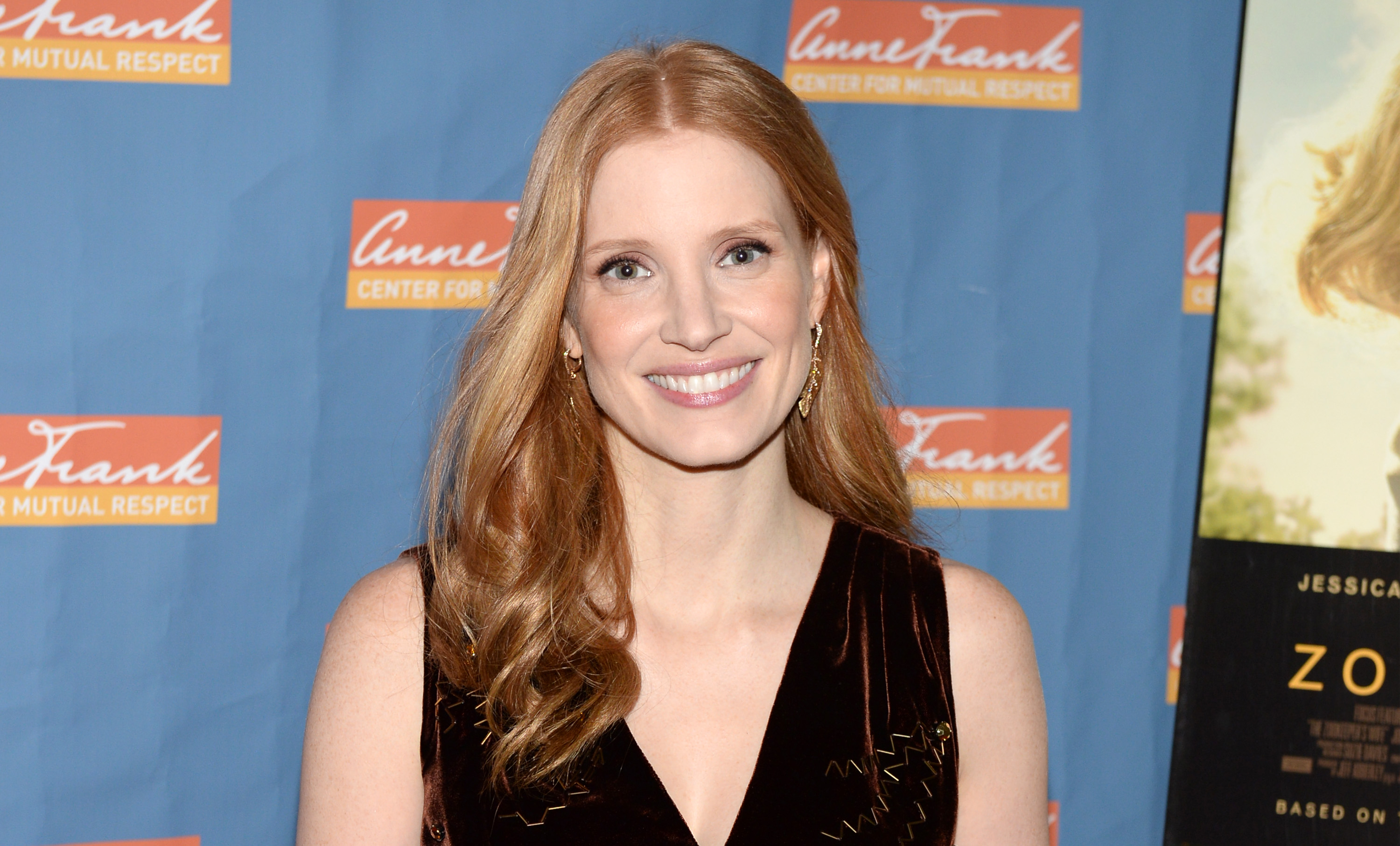 Jessica Chastain attends "The Zookeeper's Wife" special screening at Regal Union Square on March 19, 2017 in New York City.  (Photo by Andrew Toth/FilmMagic) (Andrew Toth&mdash;FilmMagic)