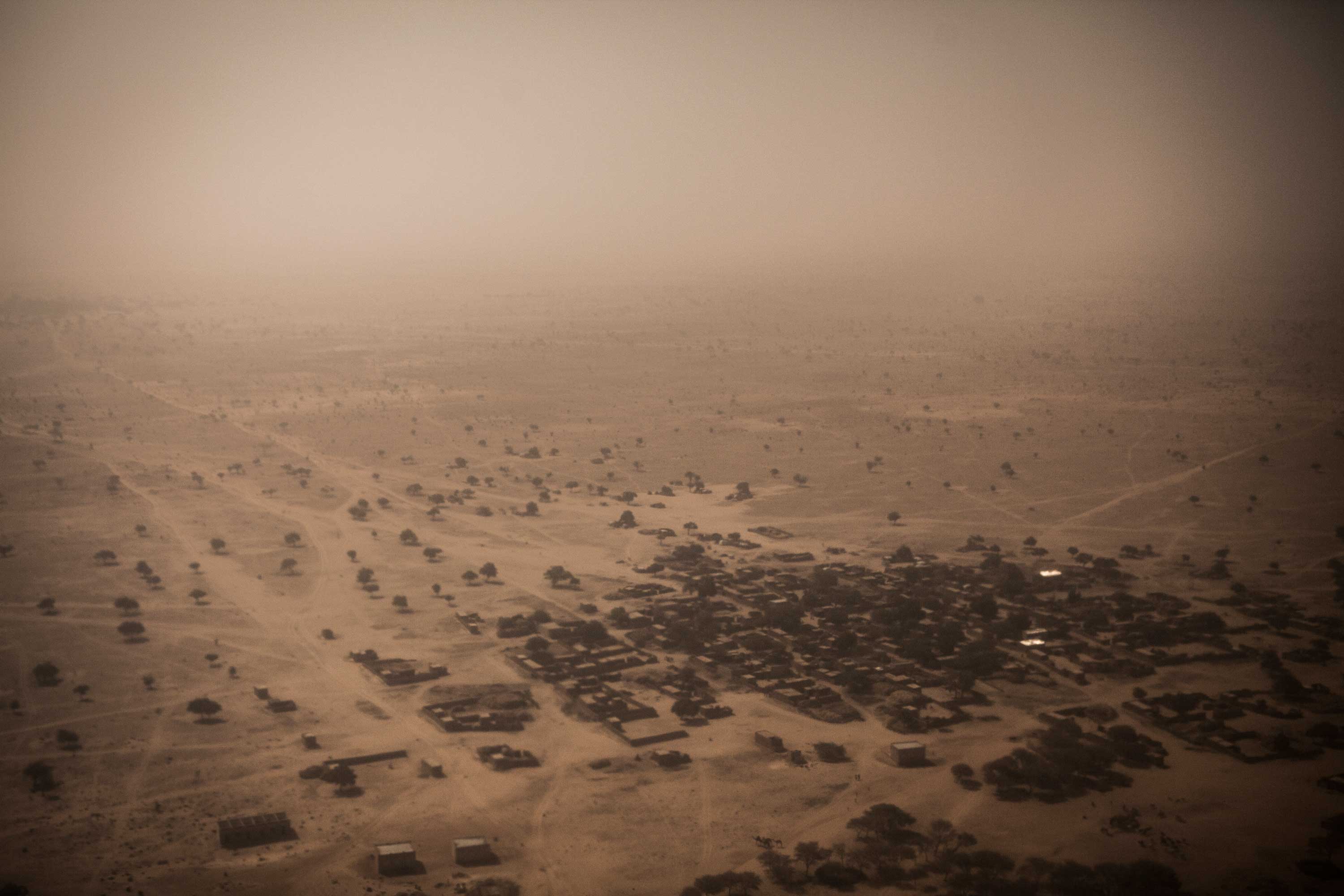 A village in Diffa Region, southern Niger.