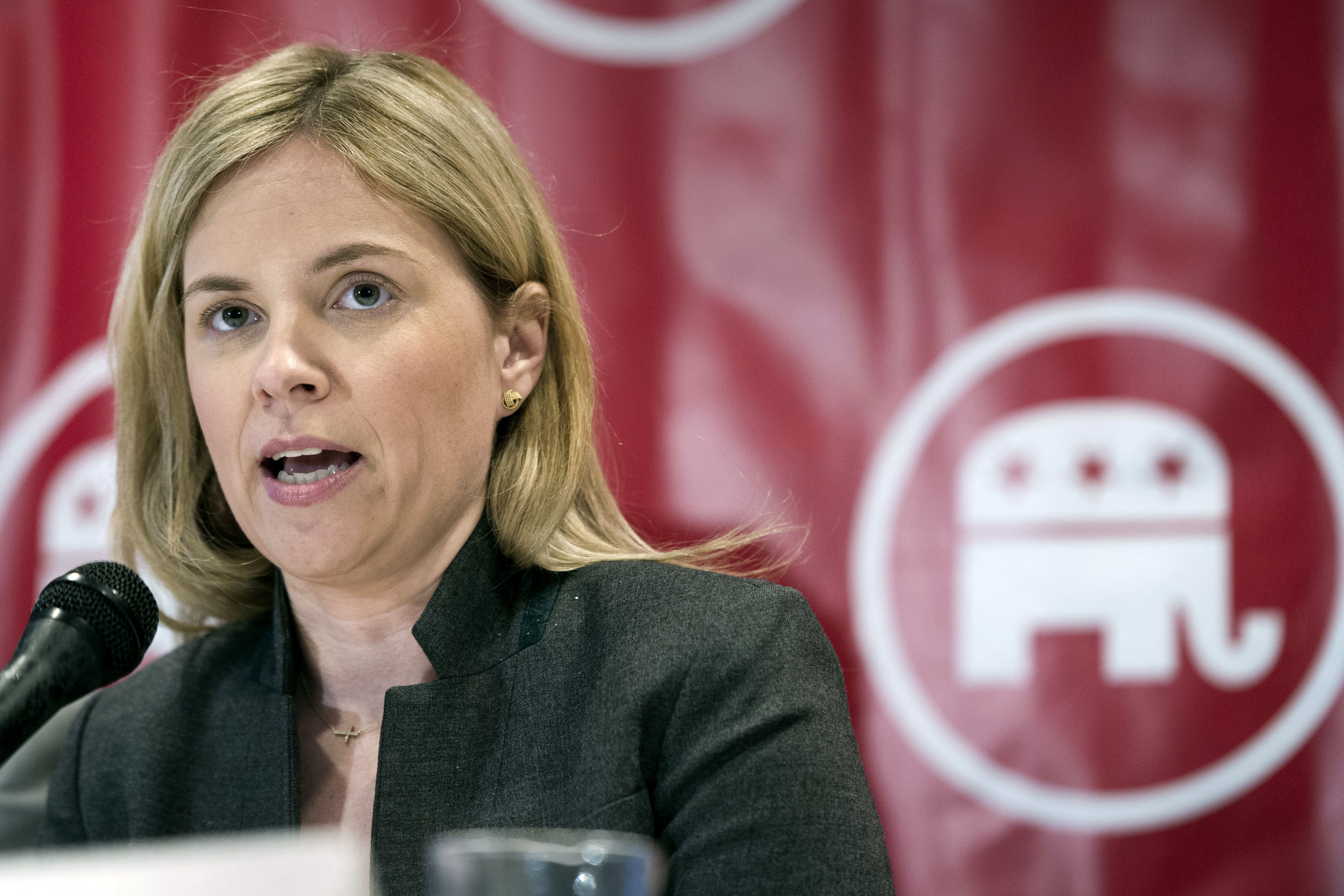 Republican National Committee (RNC) Chief of Staff Katie Walsh appears at a post-election press briefing to discuss the RNC's role in the election, at the Capitol Hill Club in Washington, Monday, Nov. 14, 2016. (Cliff Owen—AP)