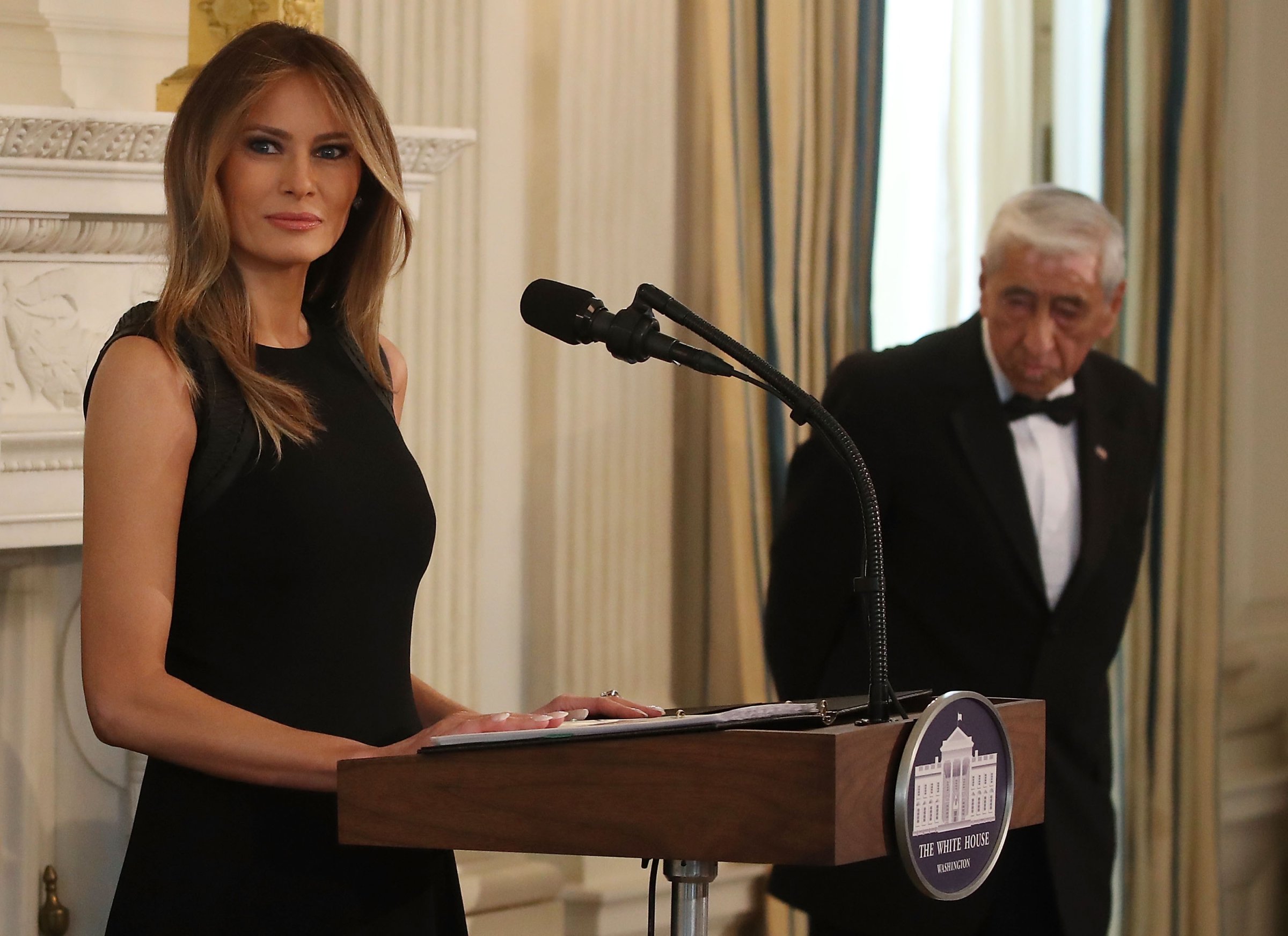 First Lady Melania Trump Hosts Lunch At White House On International Women's Day