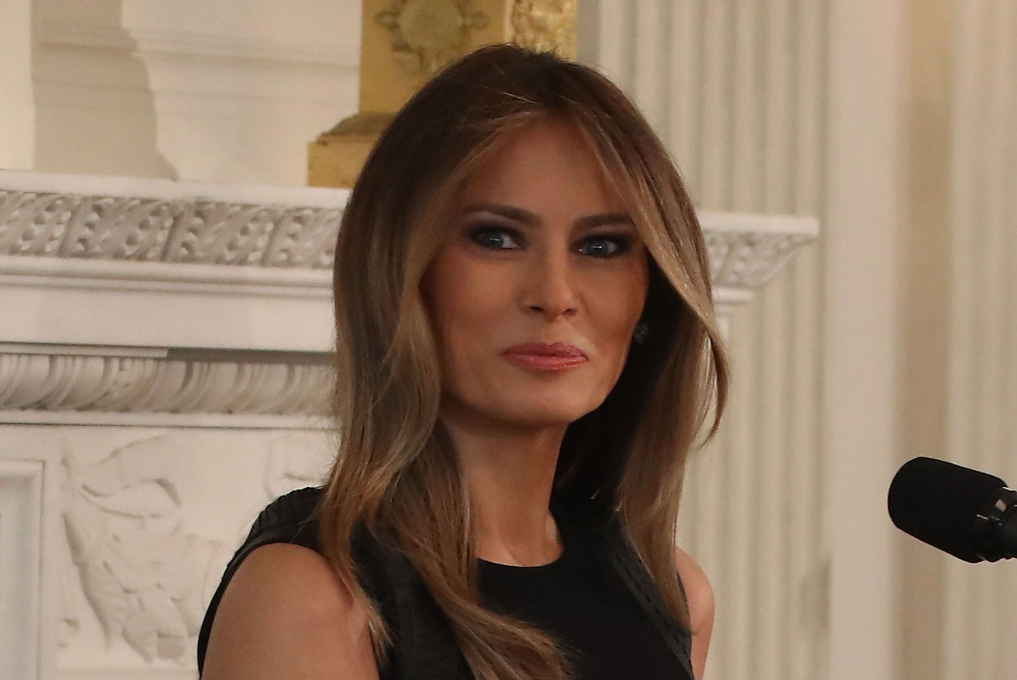 First Lady Melania Trump Hosts Lunch At White House On International Women's Day