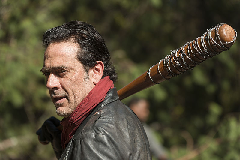 Jeffrey Dean Morgan as Negan in <em>The Walking Dead</em> Season 7, Episode 16 (Gene Page—AMC)