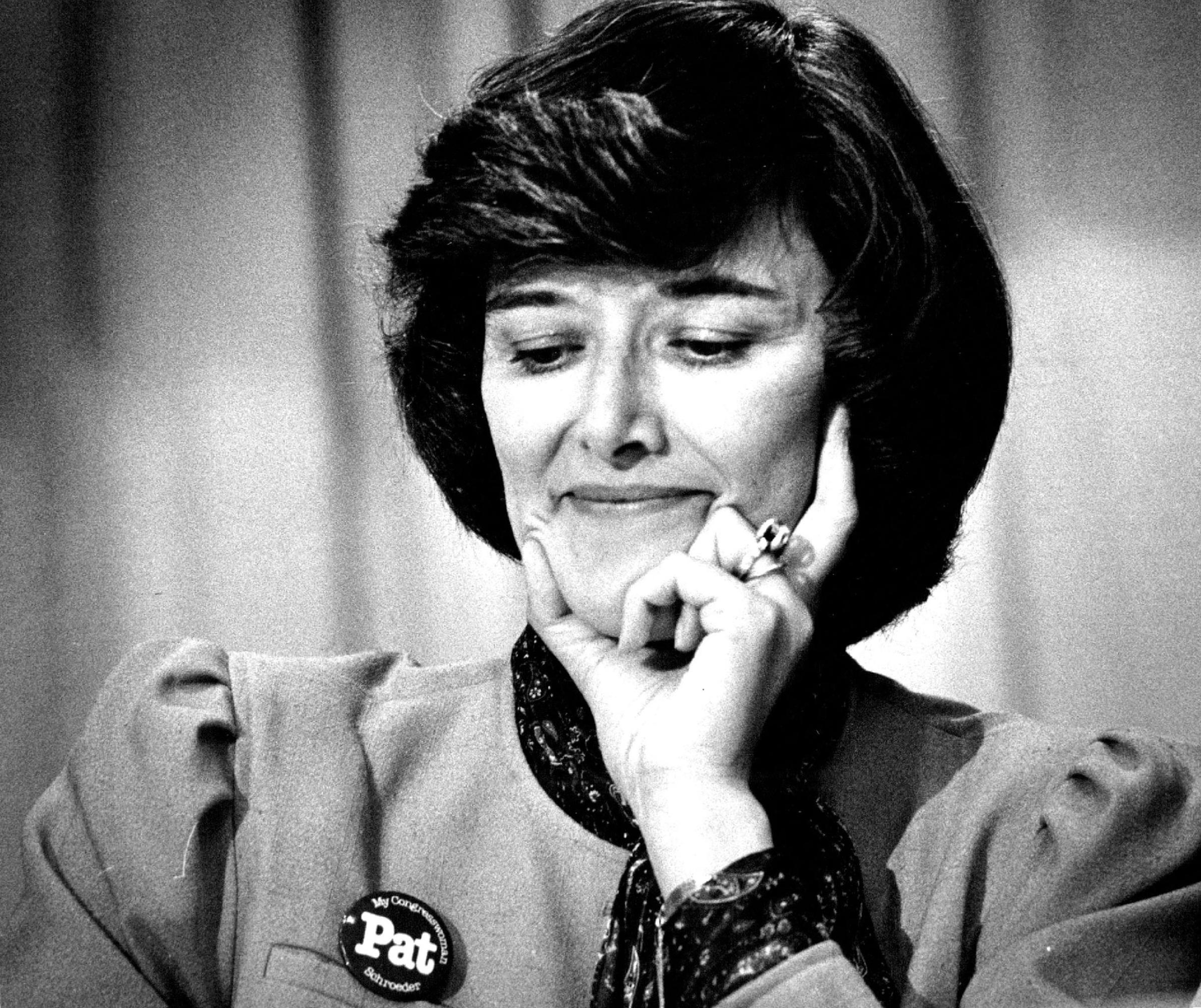 Democratic Representative Patricia Schroeder, 1983.