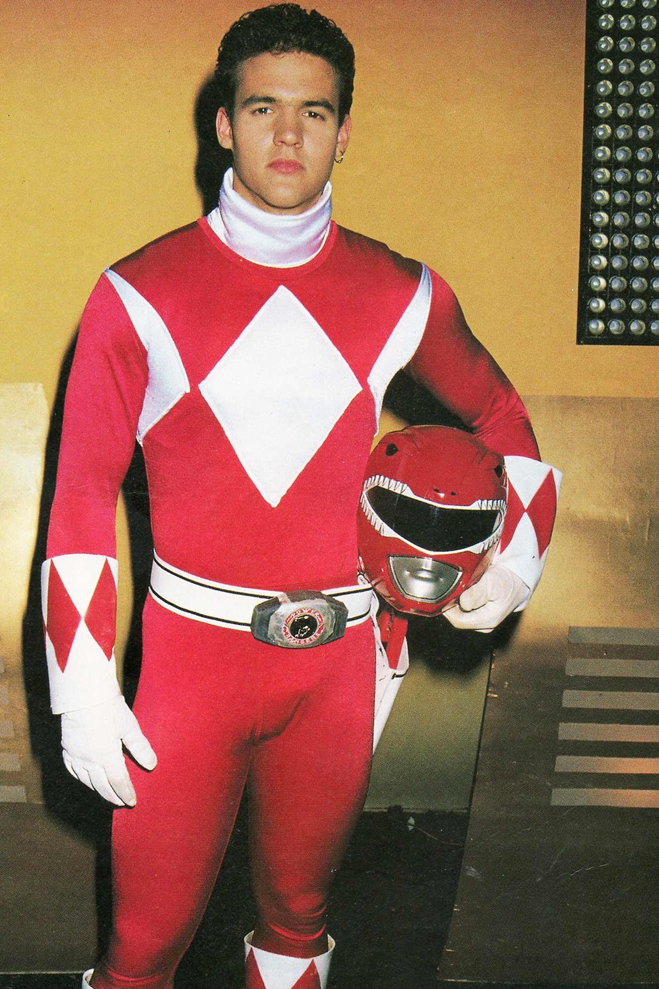 Austin St. John as the Red Ranger.
