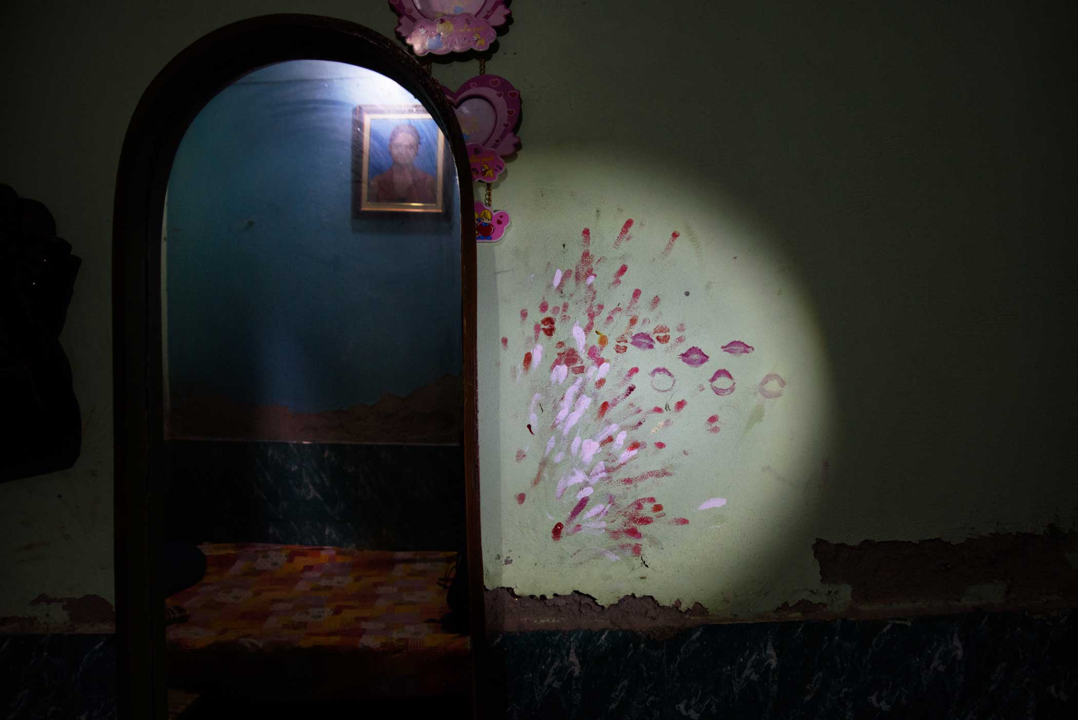 A view of Priya's room who was gangraped and choked to death at the Delhi-Haryana border. Priya, 24 was on her way back home from office, when she was gagged by two men from her neighborhood and taken to an un-constructed piece of land. School children found her body two days later in a semi-naked condition with ants coming out of her eyes and mouth. (Smita Sharma)