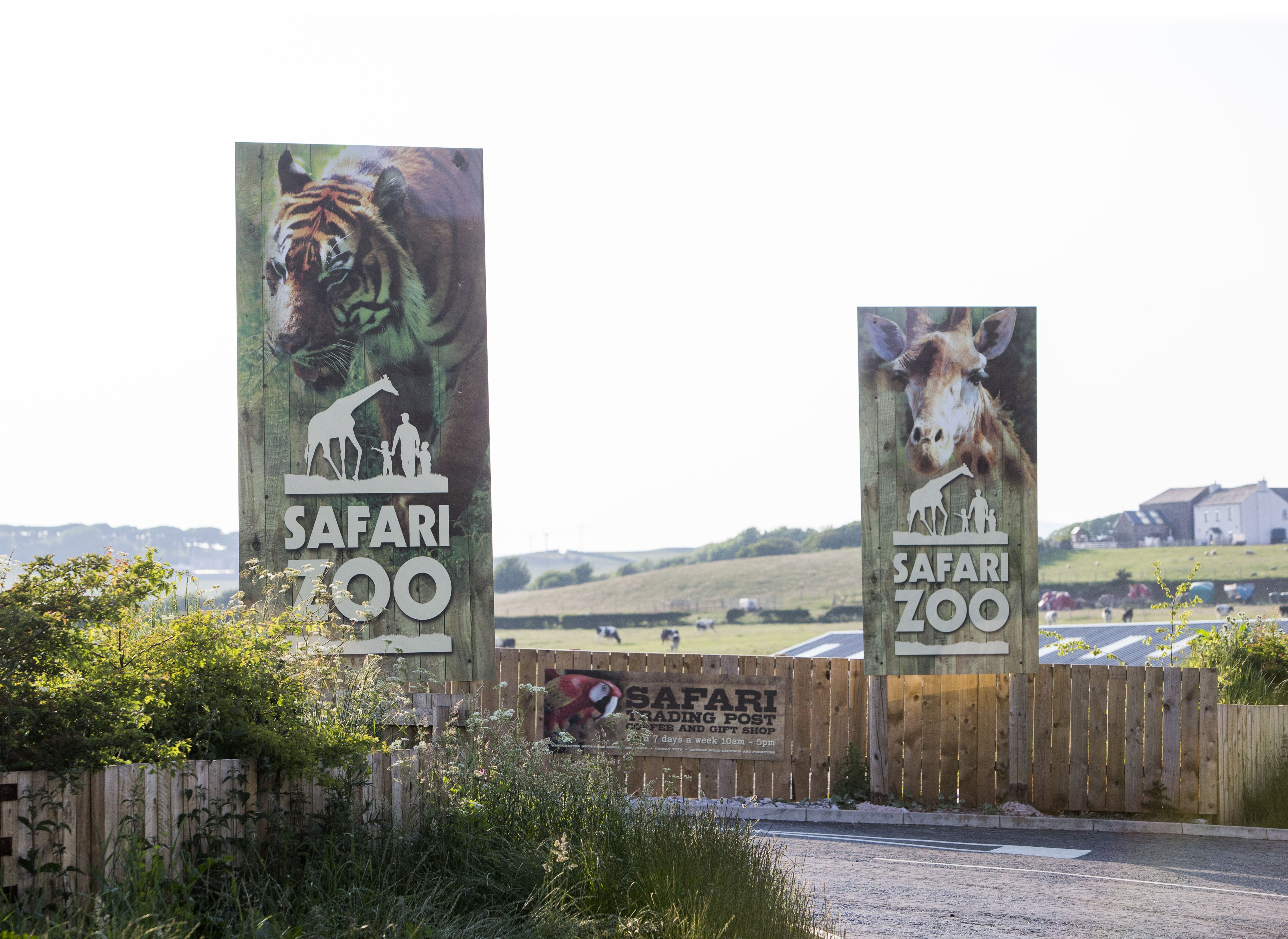 A general view of South Lakes Safari Zoo, formally known as South Lakes Wild Animal Park, in Cumbria, England on June 6, 2016. (Danny Lawson—AP)