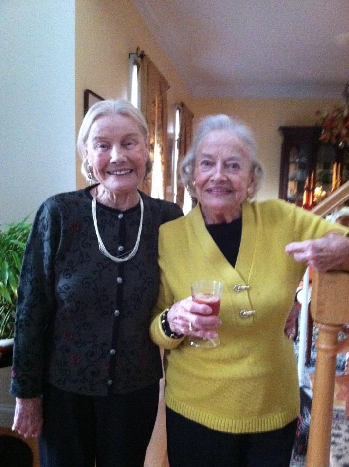 Martha Williams (L) and her twin sister Jean Haley (Photo courtesy John Haley)
