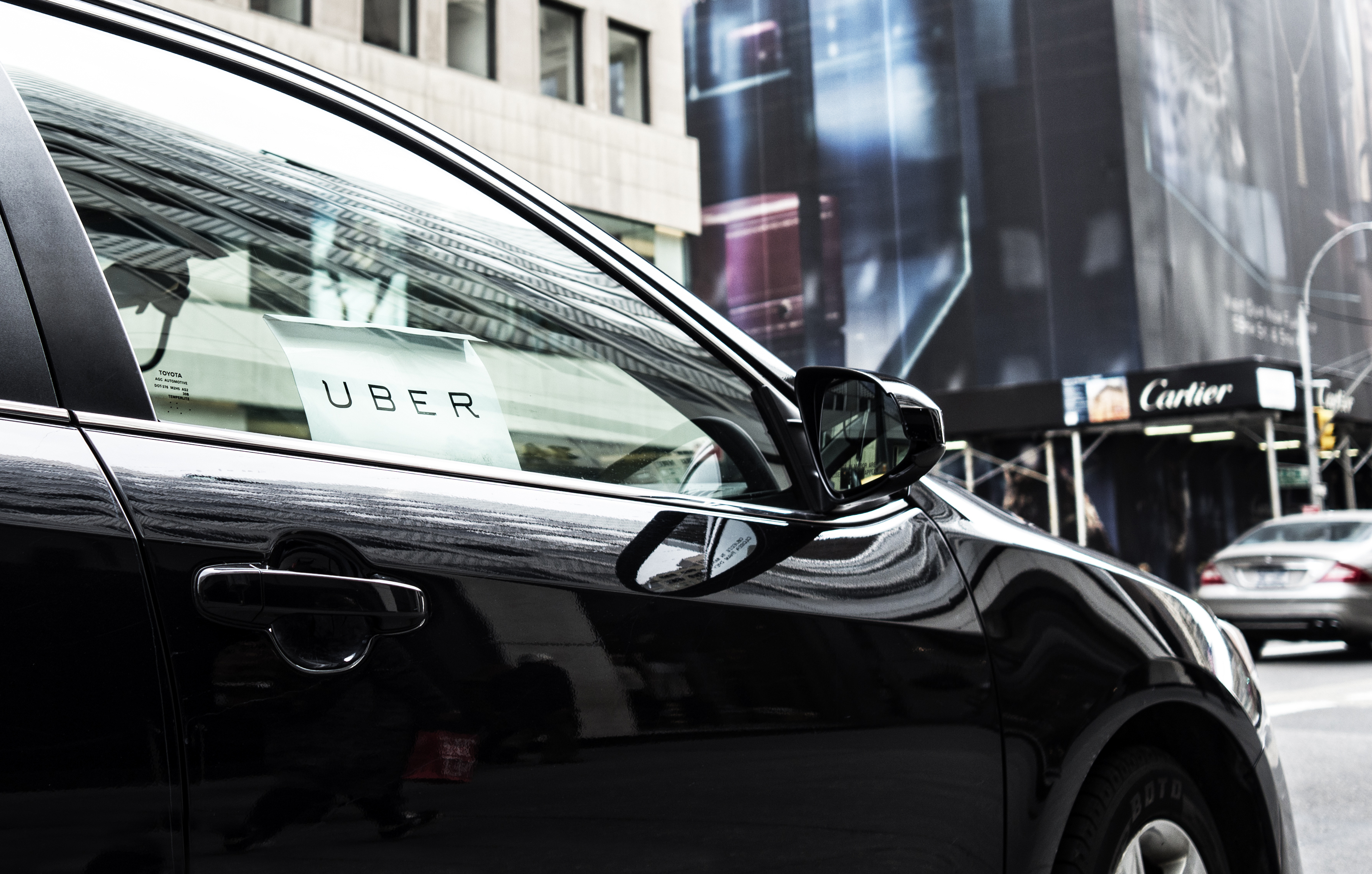 Uber car service in New York City