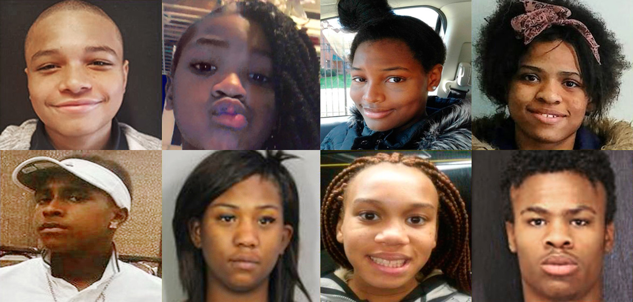 Photos of missing kids and teens, two of whom remain unfound, released by the D.C. police department