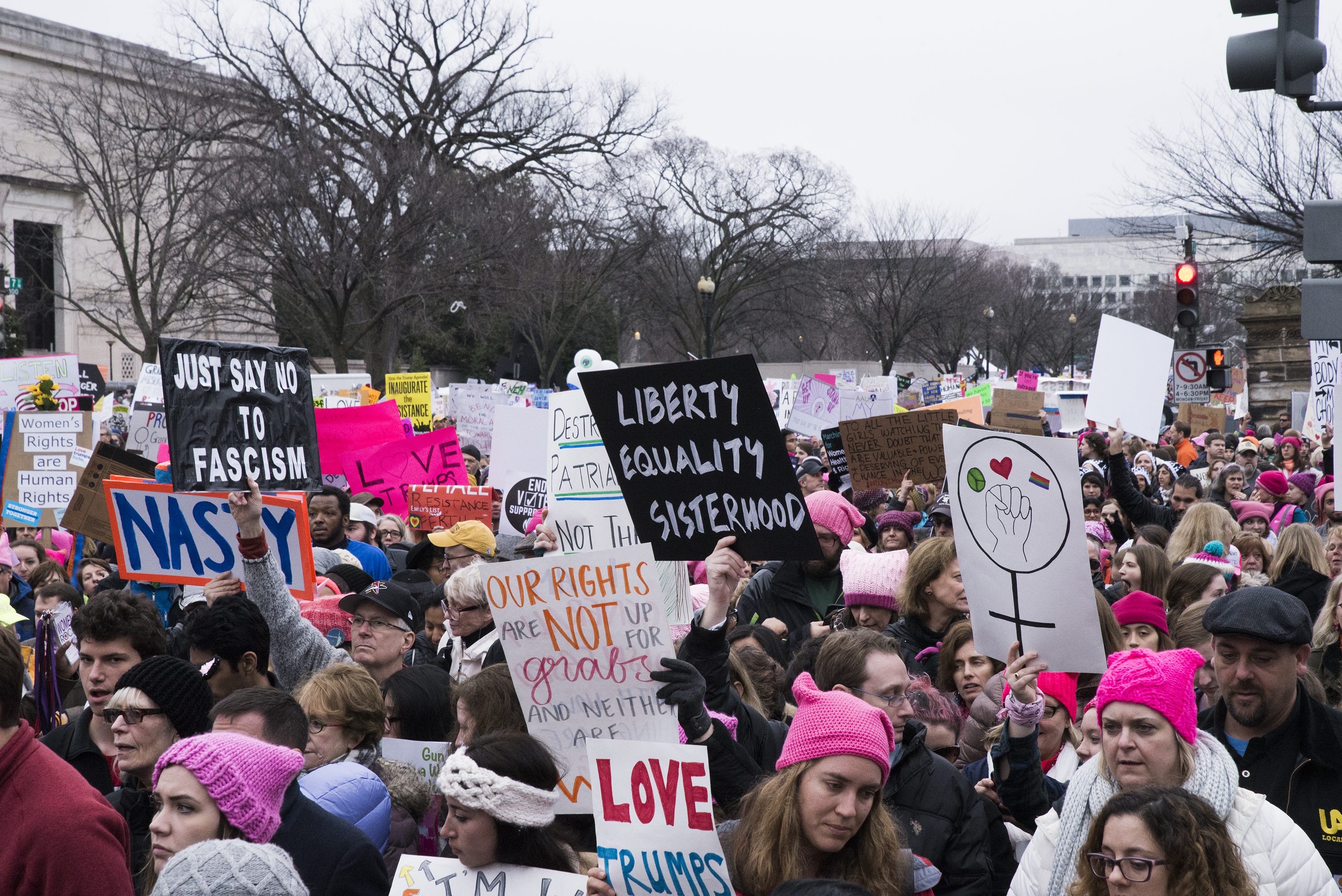 Women's March On Washington on January 21, 2017 in Washington, DC. (Photo by Jenny Anderson/FilmMagic) (Jenny Anderson—FilmMagic)