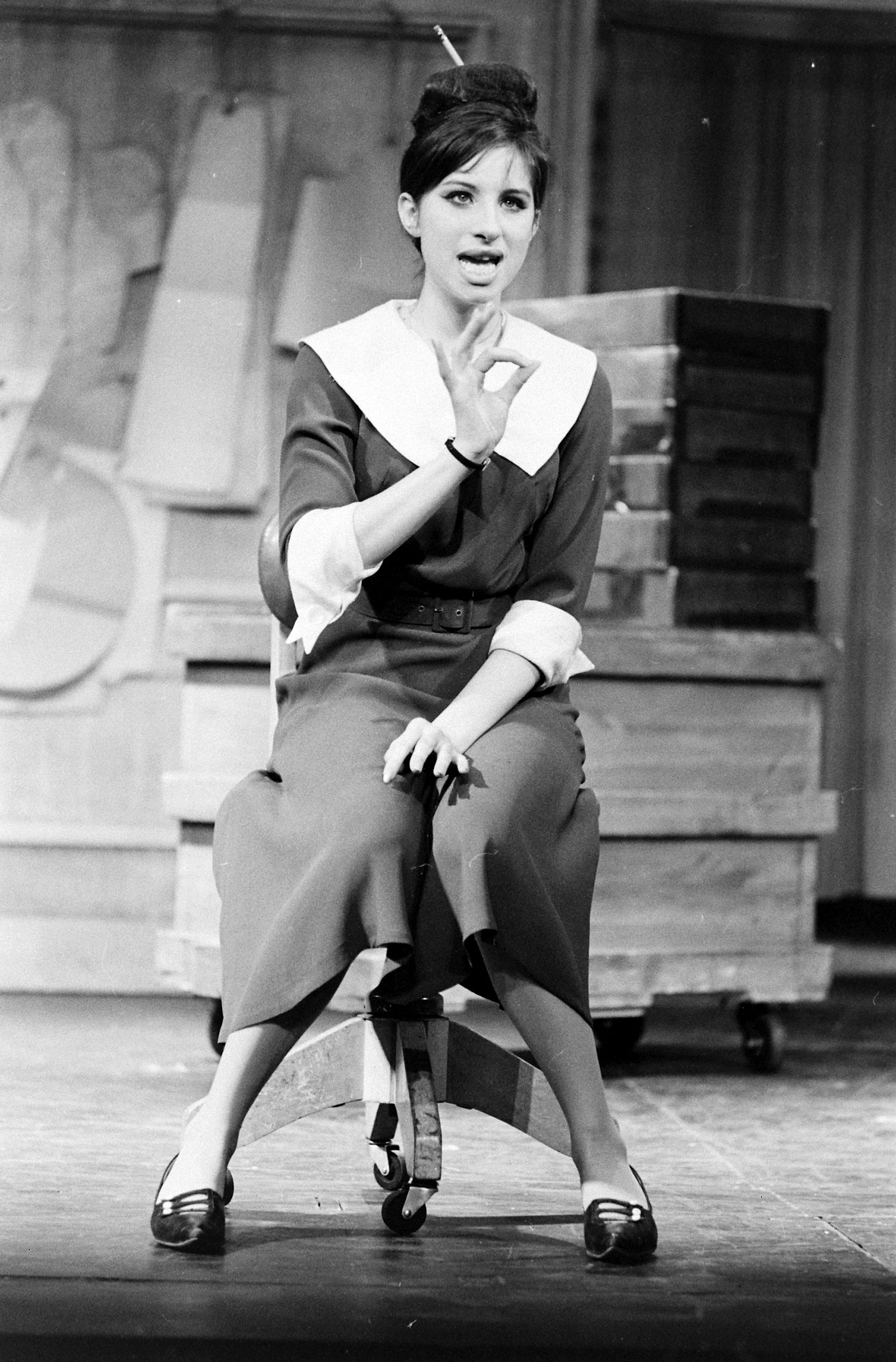 Barbra Streisand in the 1962 Broadway play I Can Get It For You Wholesale.