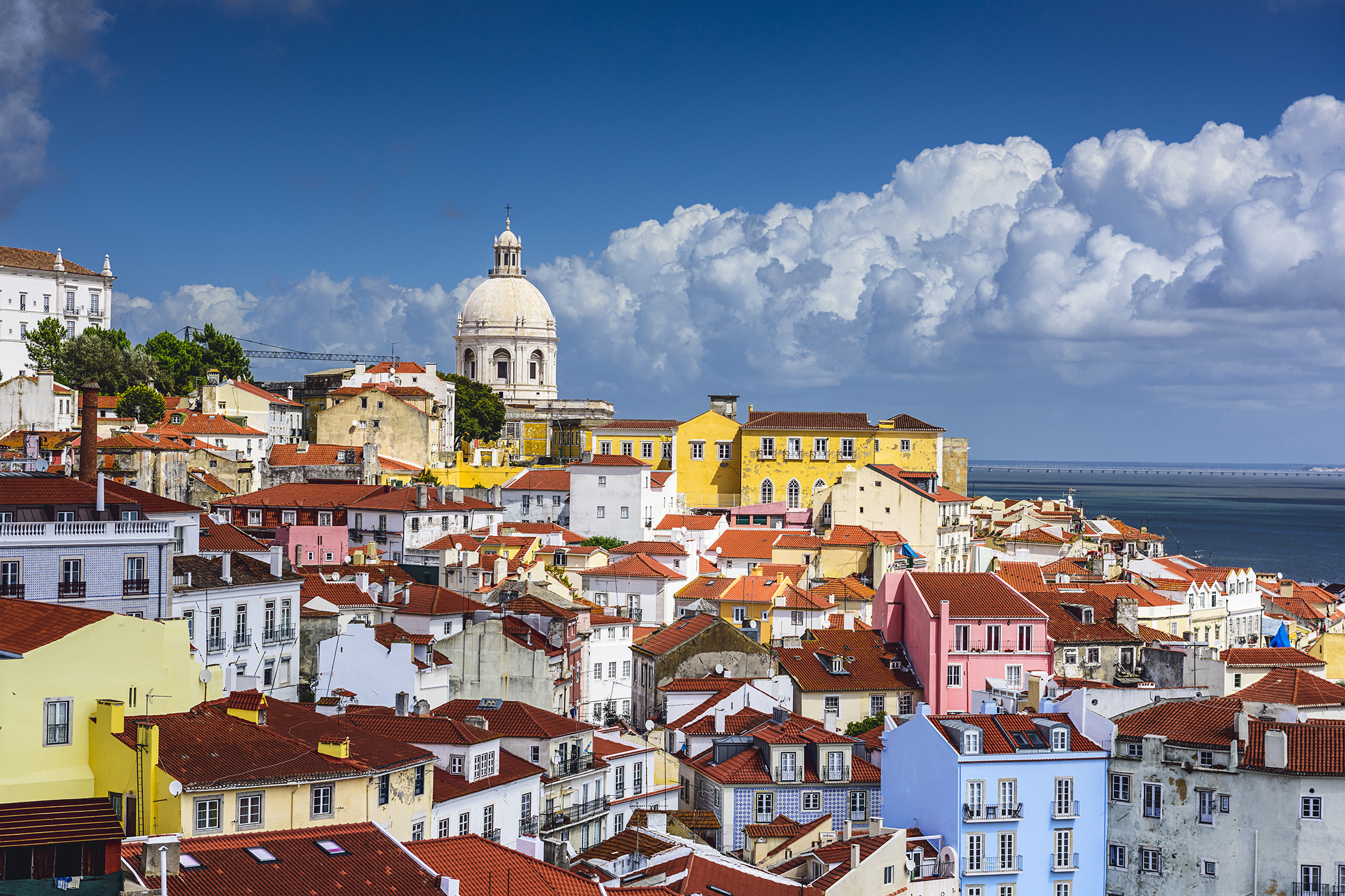 Lisbon, Portugal skyline at Alfama, the oldest district of the city. (Sean Pavone—Getty Images/iStockphoto)