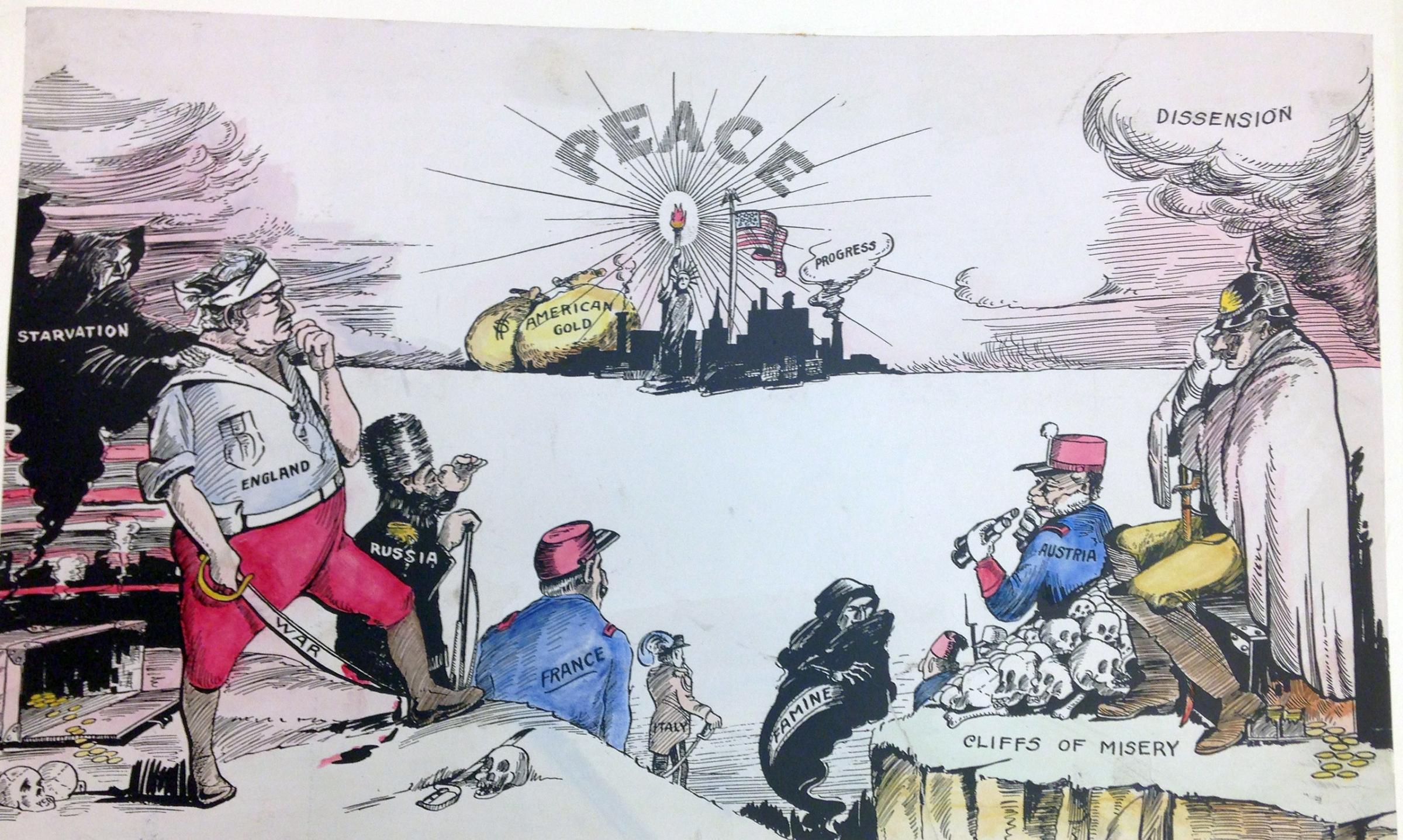 Rare Library of Congress illustrations from American and the Great War book.