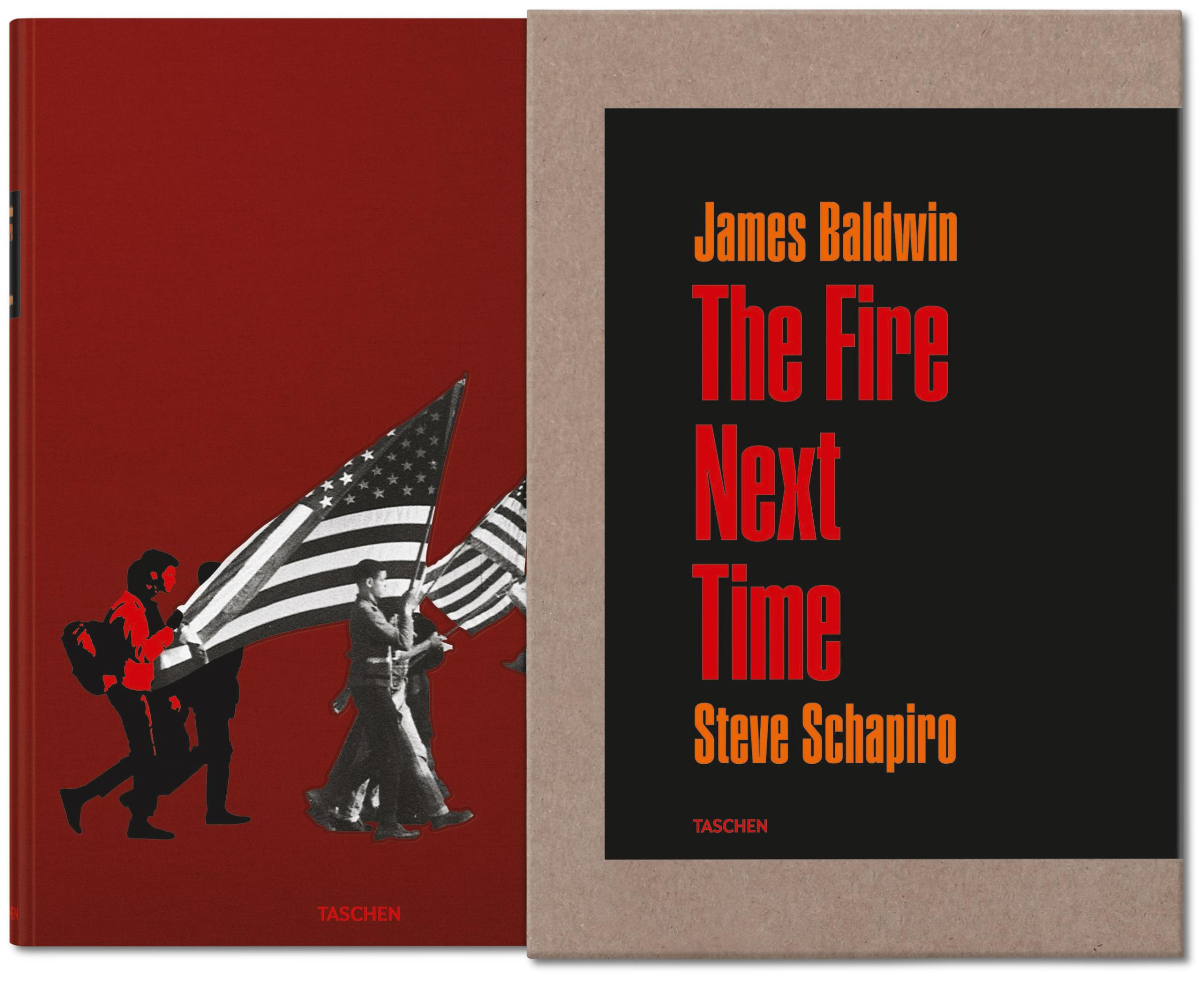 Book cover for James Baldwin, The Fire Next Time published by Taschen.