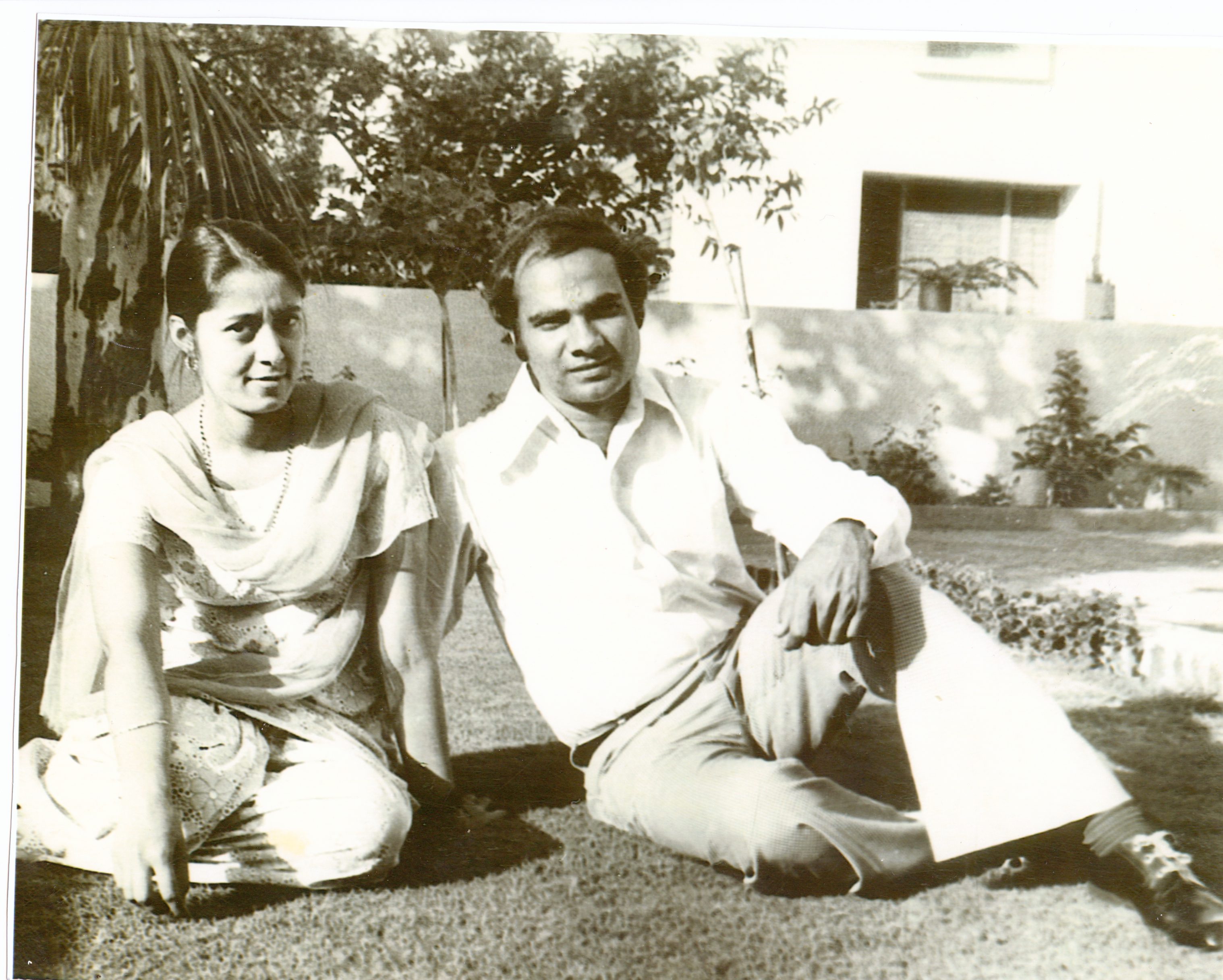 The author's parents (Courtesy of Akash Goel)