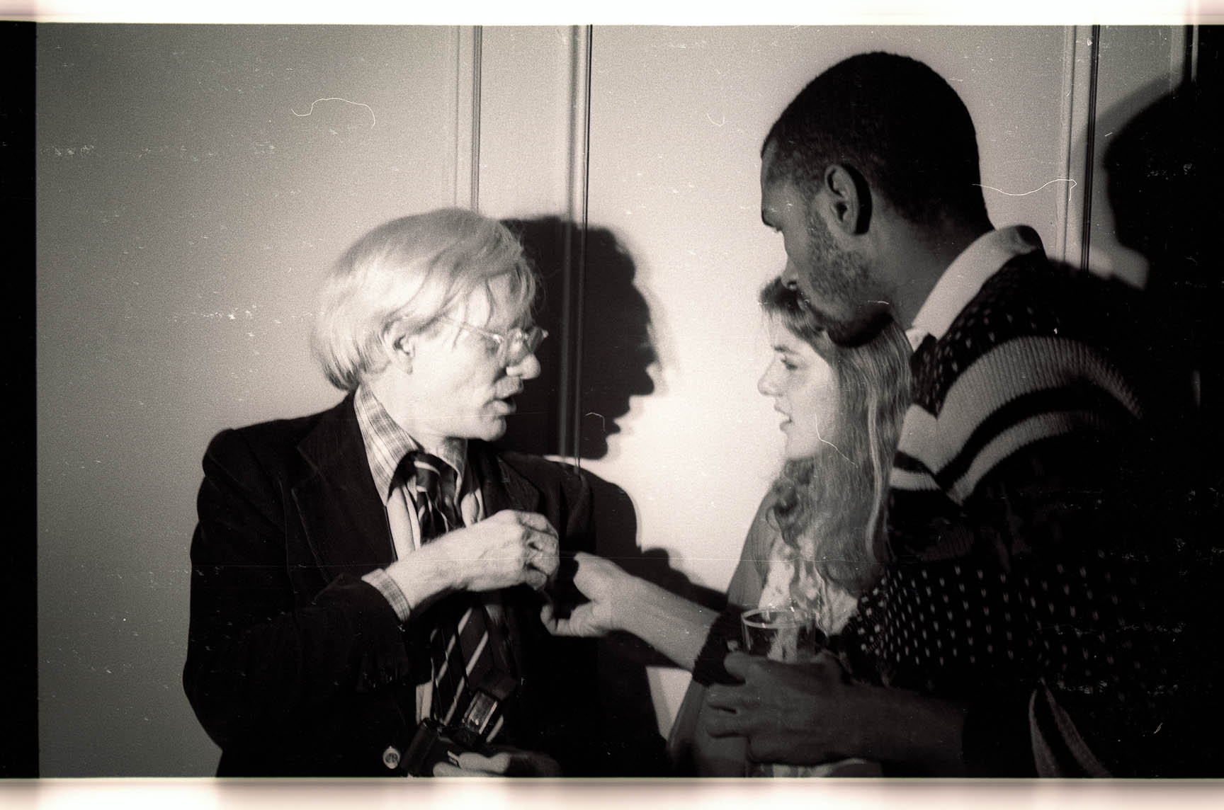 Andy Warhol and Caroline Kennedy at Studio 54, photographed by Gene Spatz