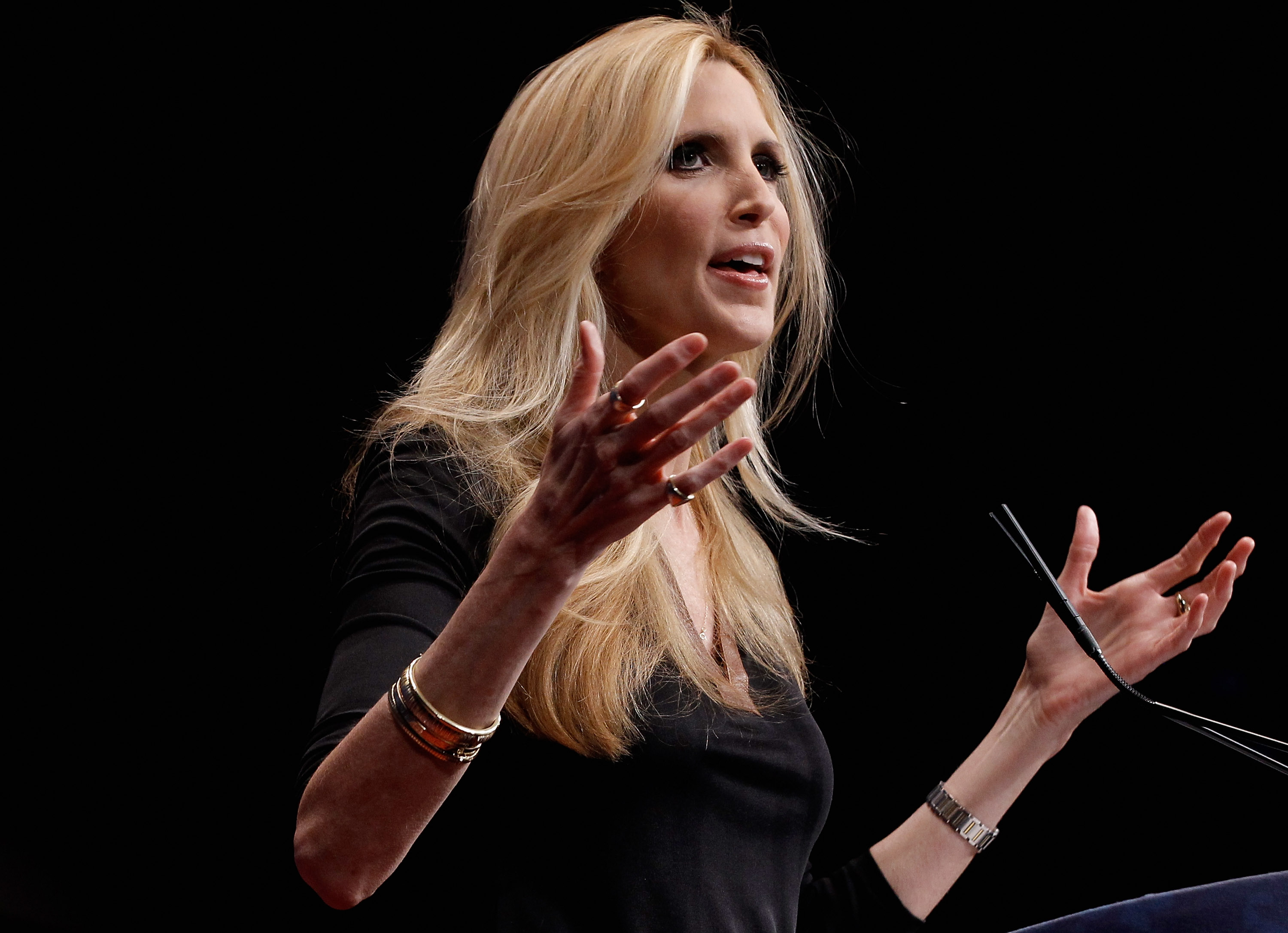 Ann Coulter delivers remarks to the Conservative Political Action Conference (CPAC) at the Marriott Wardman Park February 10, 2012 in Washington, DC. (Chip Somodevilla&mdash;Getty Images)