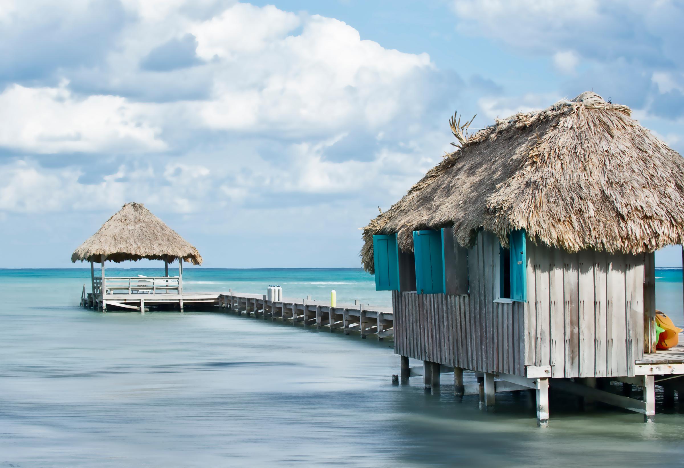 Pier/Wharf in Ambergris Caye Belize