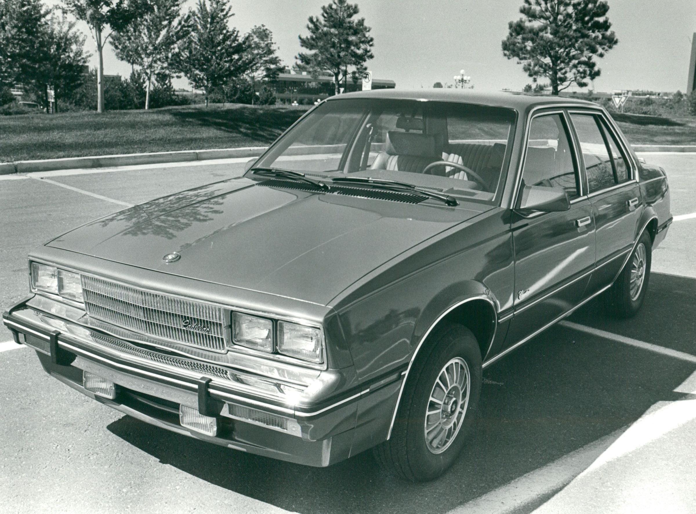 SEP 21 1982, SEP 22 1982; Cadillac Cimarron sports new grille treatment, new fuel-injected 2.0-liter