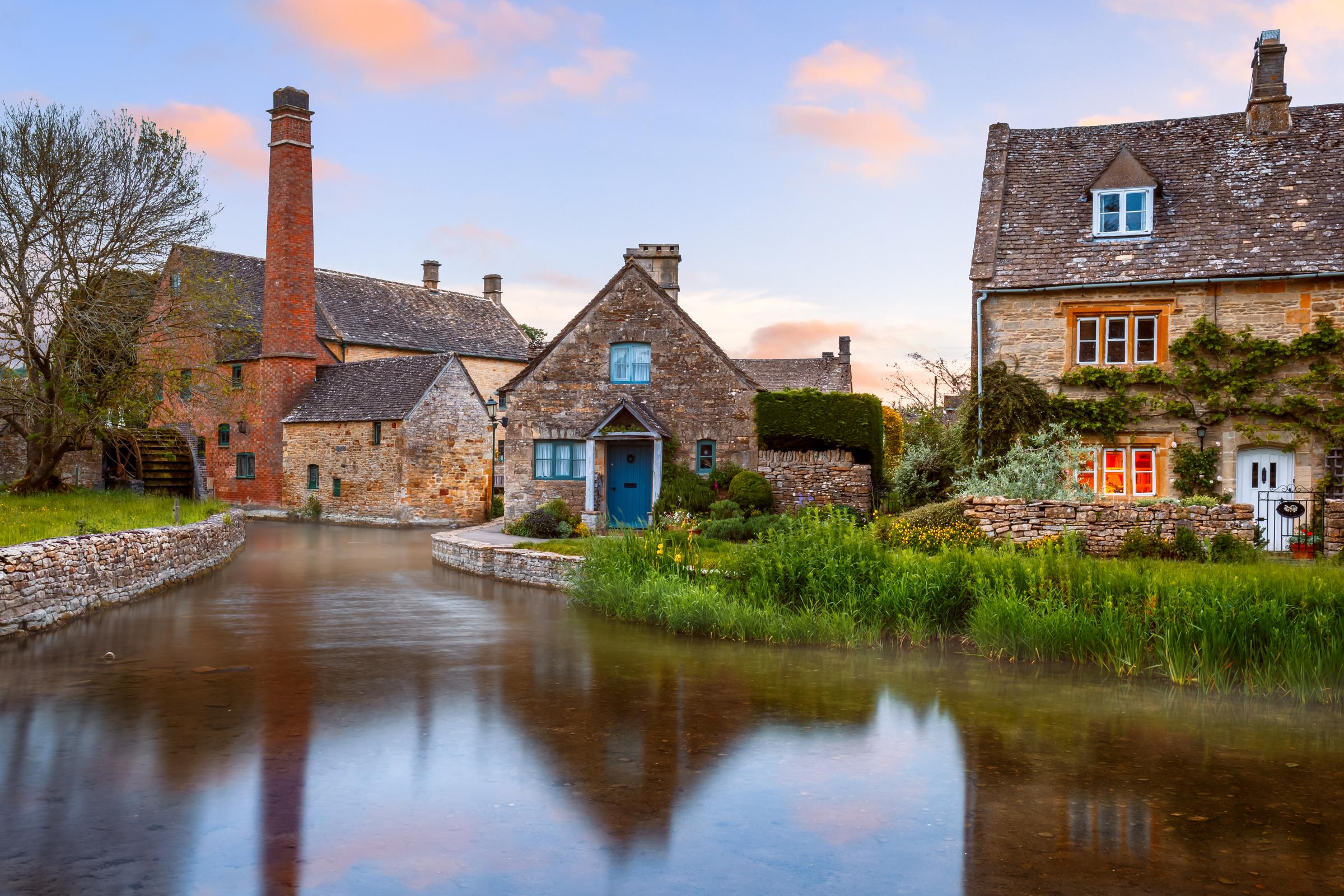 Lower Slaughter, Cotswolds, Gloucestershire, UK