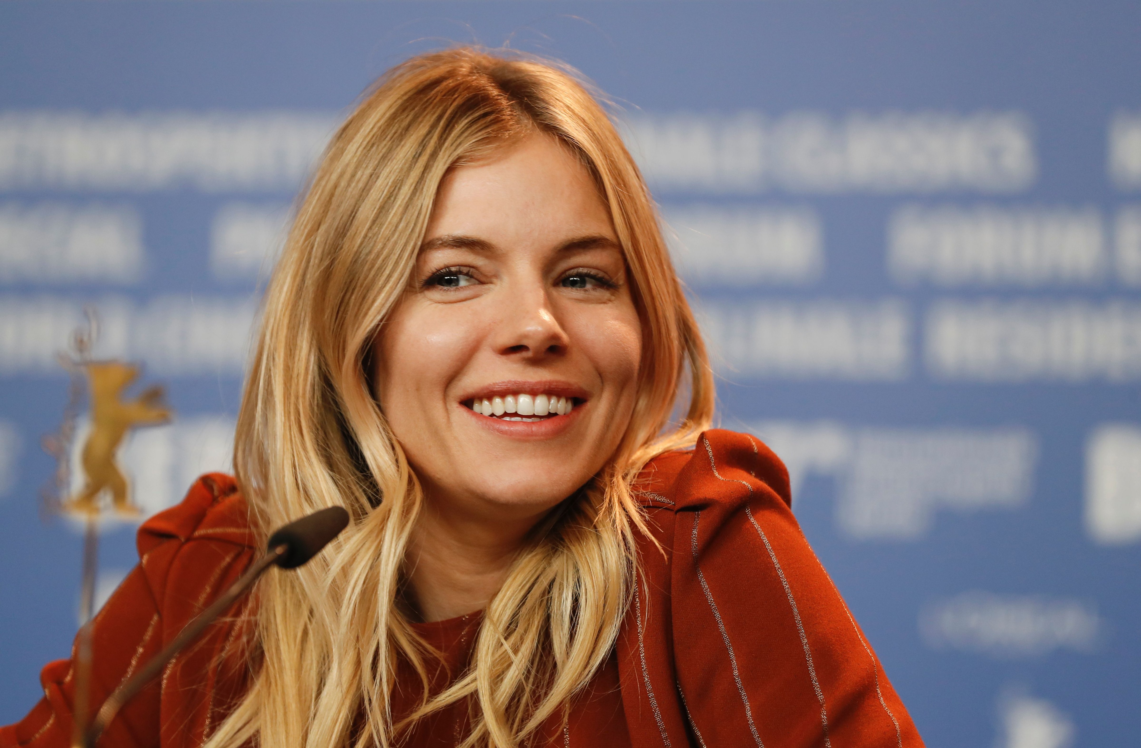 US-British actress Sienna Miller attends a press conference for the film "The Lost City of Z" presented at the Berlinale Special section of the 67th Berlinale film festival in Berlin on February 14, 2017. (Odd Anderse—AFP—Getty Images)