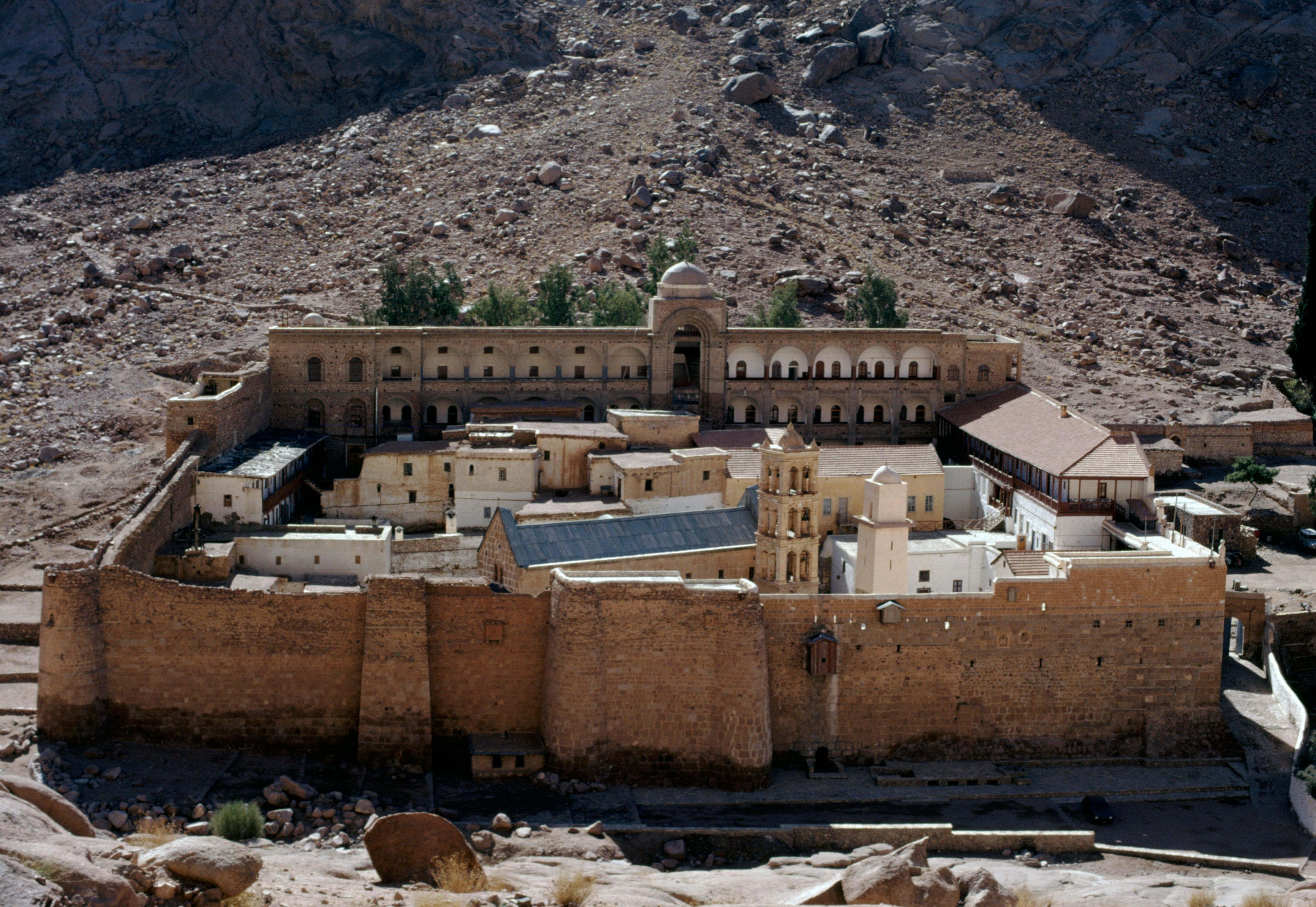 Saint Catherine's Monastery, 6th century (UNESCO World Heritage List, 2002), Sinai Peninsula, Egypt. (De Agostini—Getty Images)
