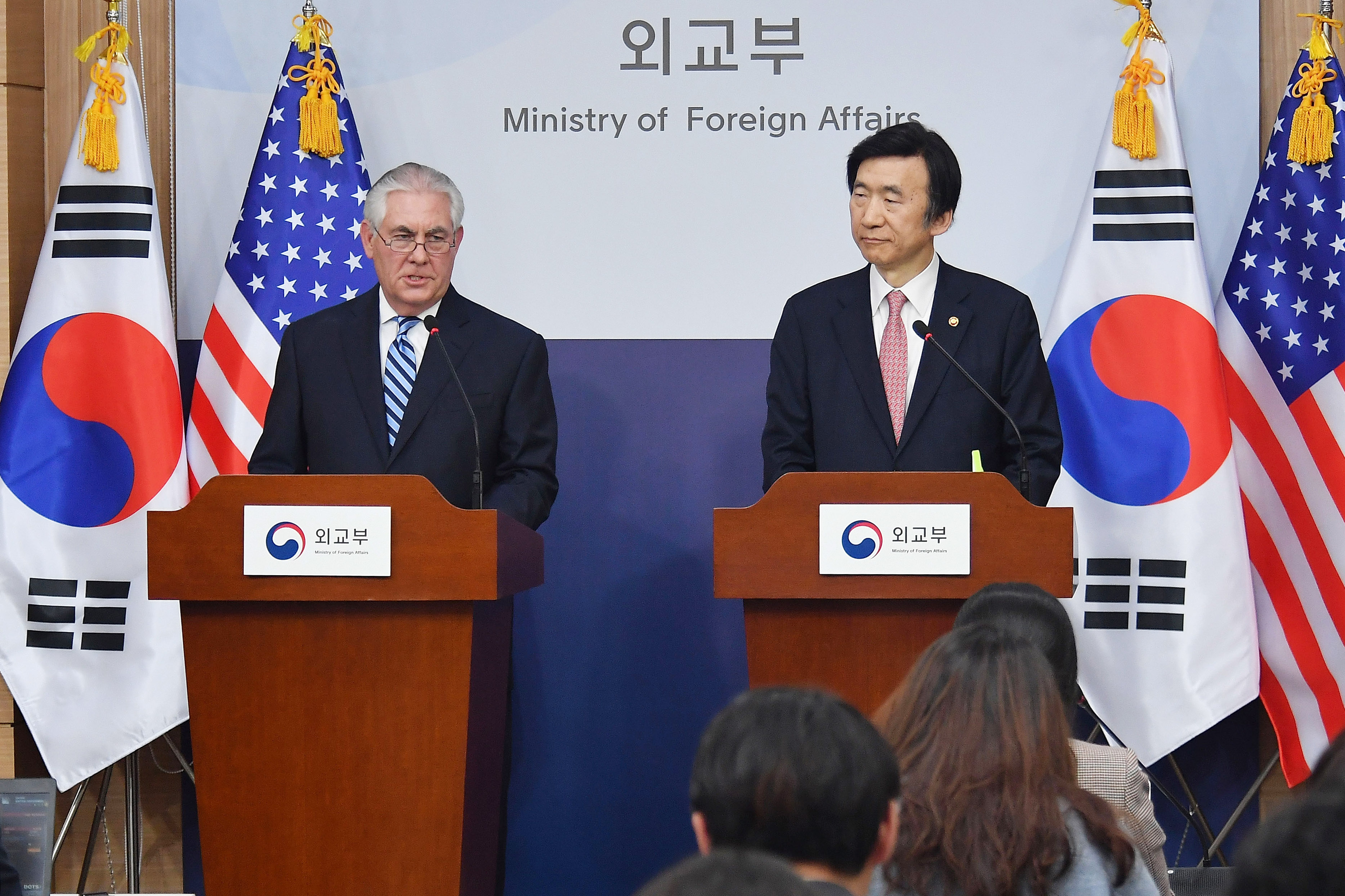 U.S. Secretary Of State Tillerson Visits South Korea
