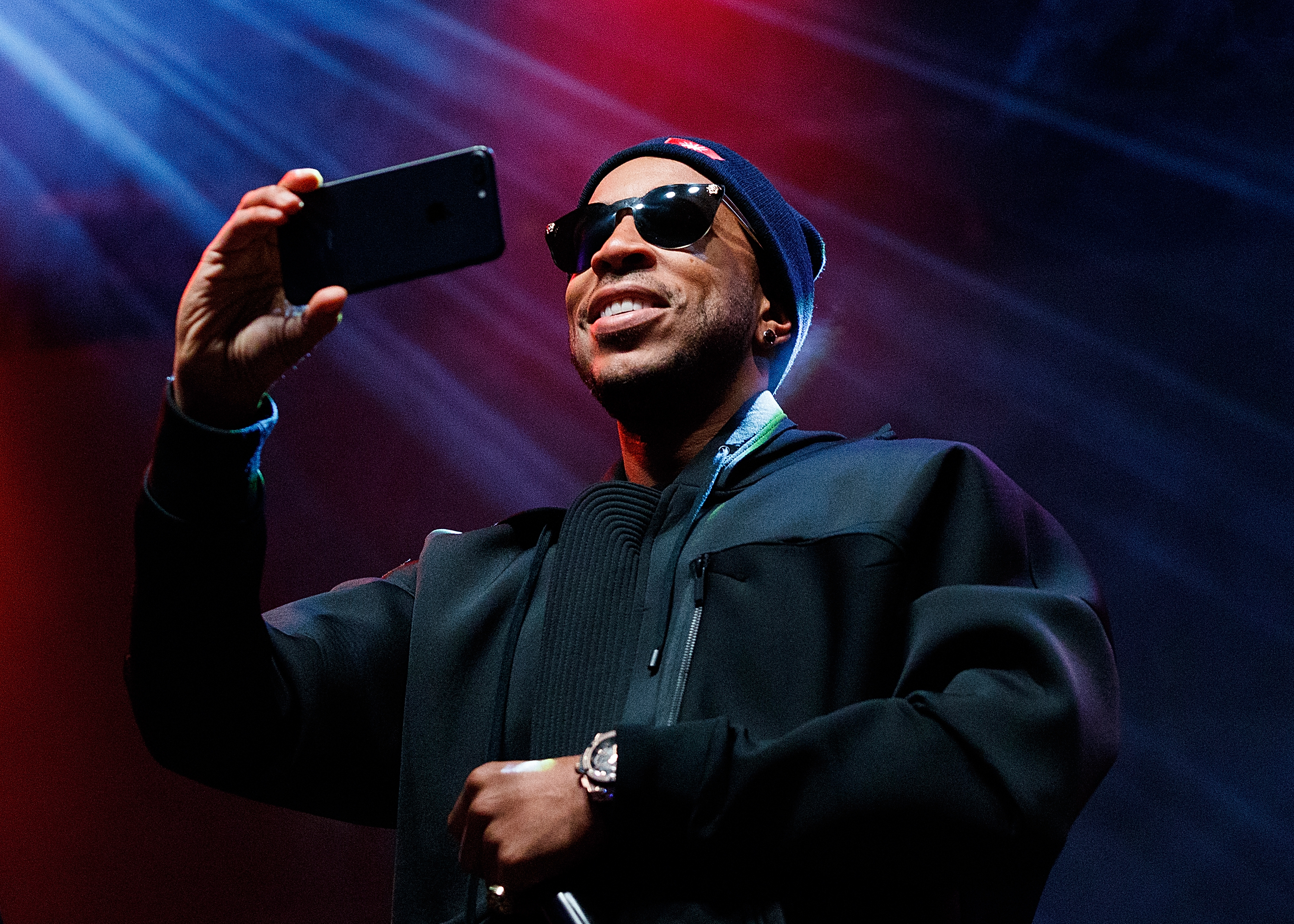Hip-hop artist Ludacris performs on stage during Day 4 of Coors Light Snowbombing at Sun Peaks Resort on April 9, 2017 in Sun Peaks, Canada. (Andrew Chin—Getty Images)