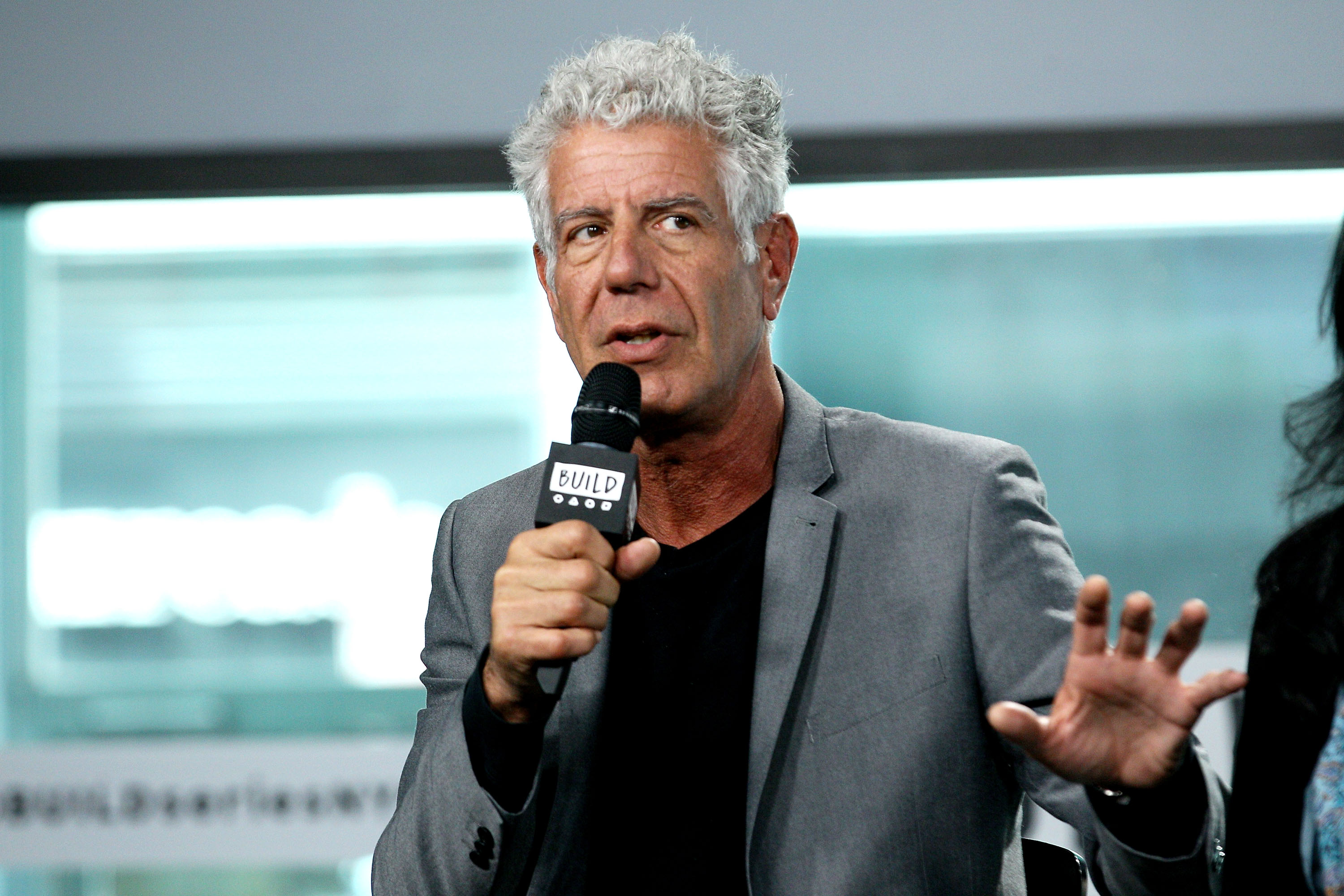 Anthony Bourdain attends Build Series Presents discussing The New Documentary "Jeremiah Tower: The Last Magnificent"at Build Studio on April 19, 2017 in New York City. (Photgraph by Steve Mack—Getty/FilmMagic)