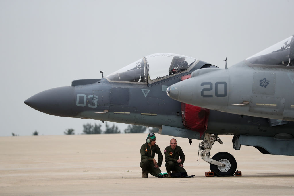 Demonstration Of South Korea And U.S. Air Forces Joint Training Exercise