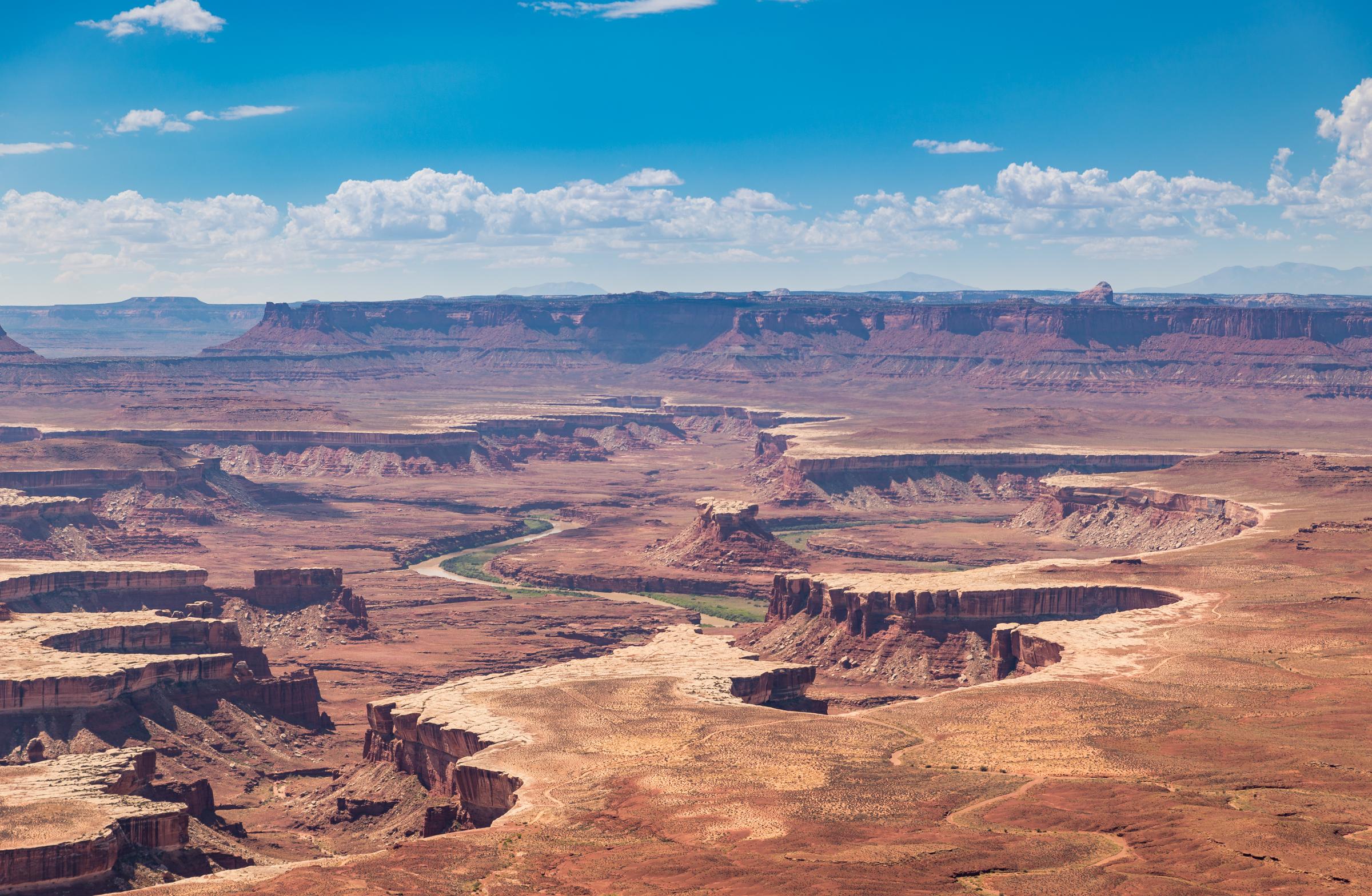 High Angle View Of Canyonlands National Park