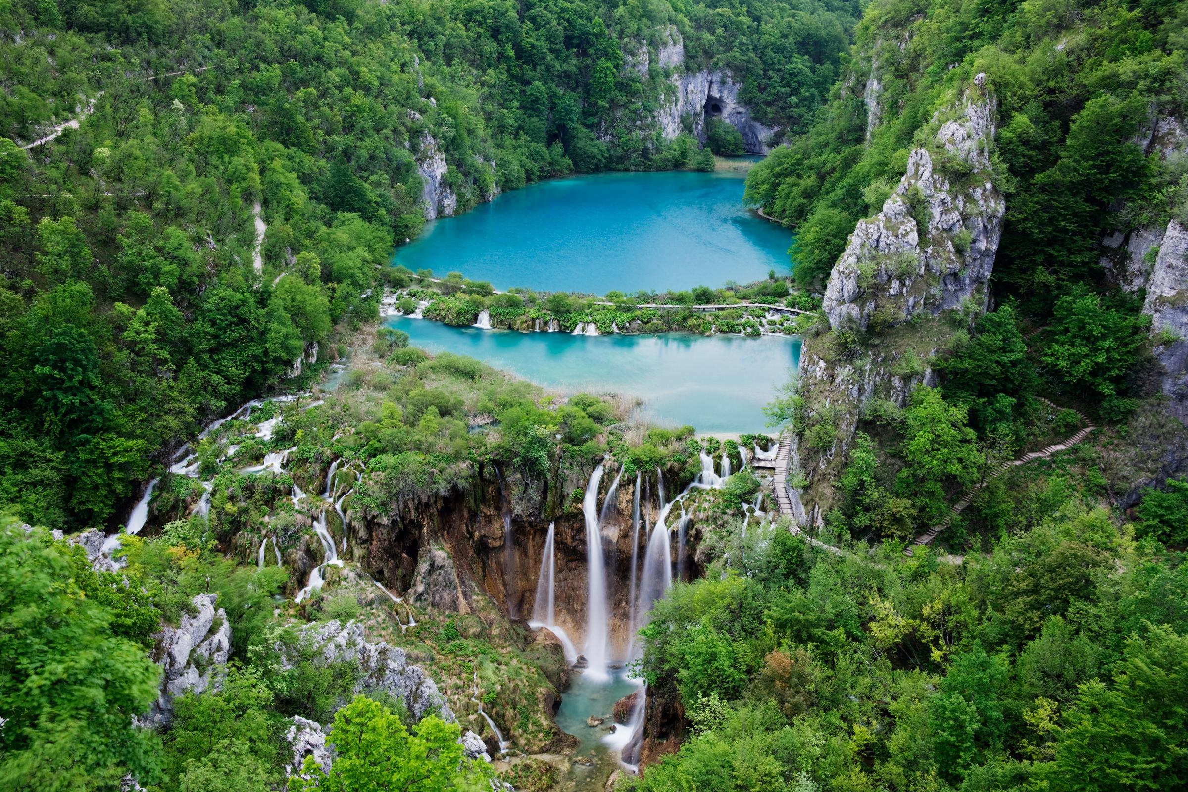 Lower Lake Plitvice Lakes National Park
