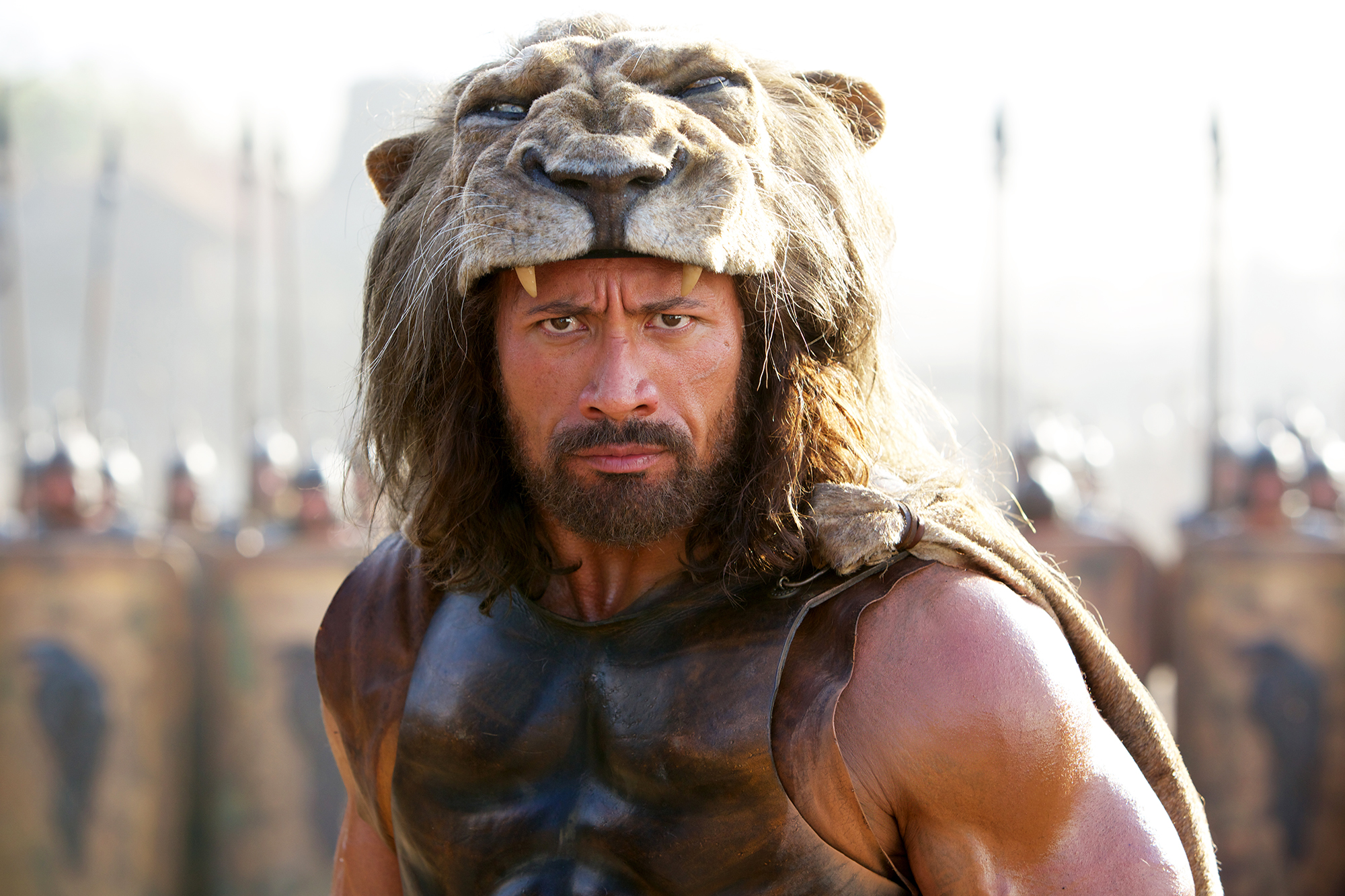 Johnson as Hercules in Hercules, 2014.