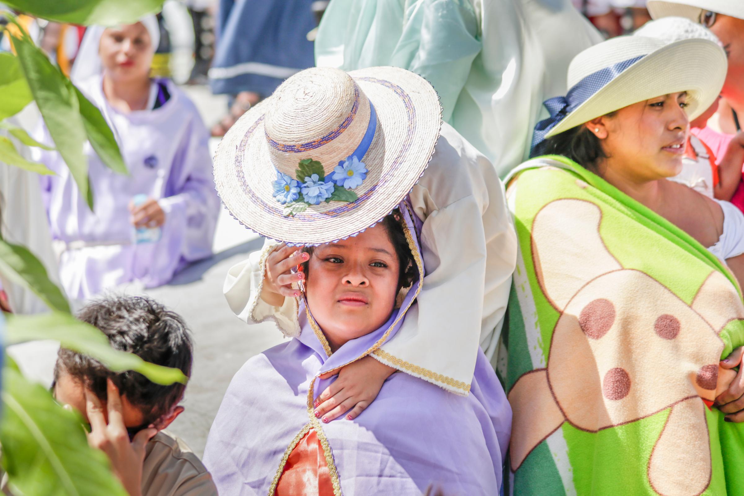 Actors during the reenactment of the crucifixion of Jesus for the Holy Week celebrations in Iztapalapa, Mexico.