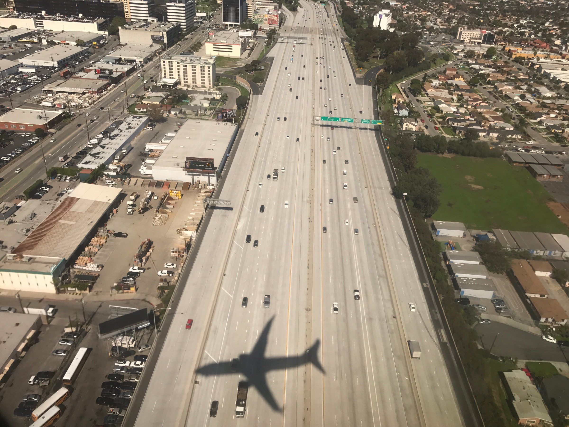 LAX airport and highway