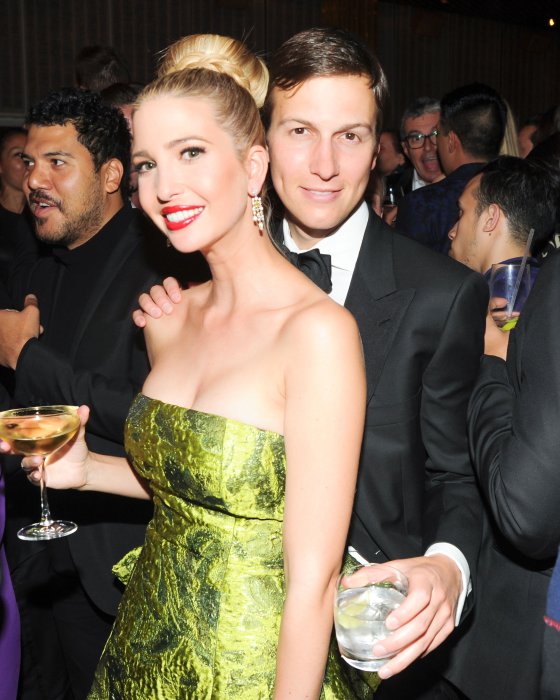 Ivanka Trump and Jared Kushner at the Costume Institute Gala Benefit, New York City, May 5, 2014.