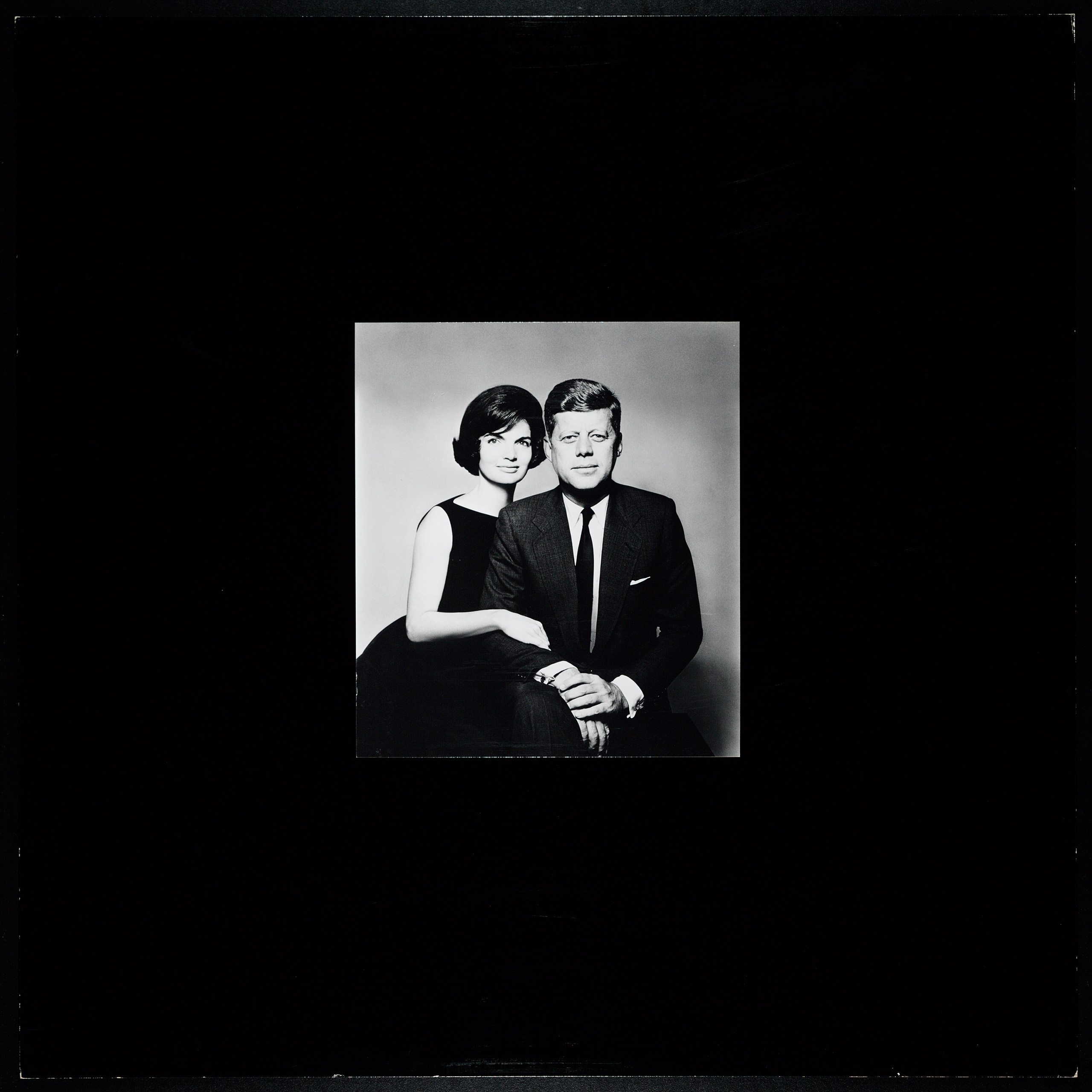 John F. Kennedy and Jackie Kennedy by Richard Avedon, 1961.