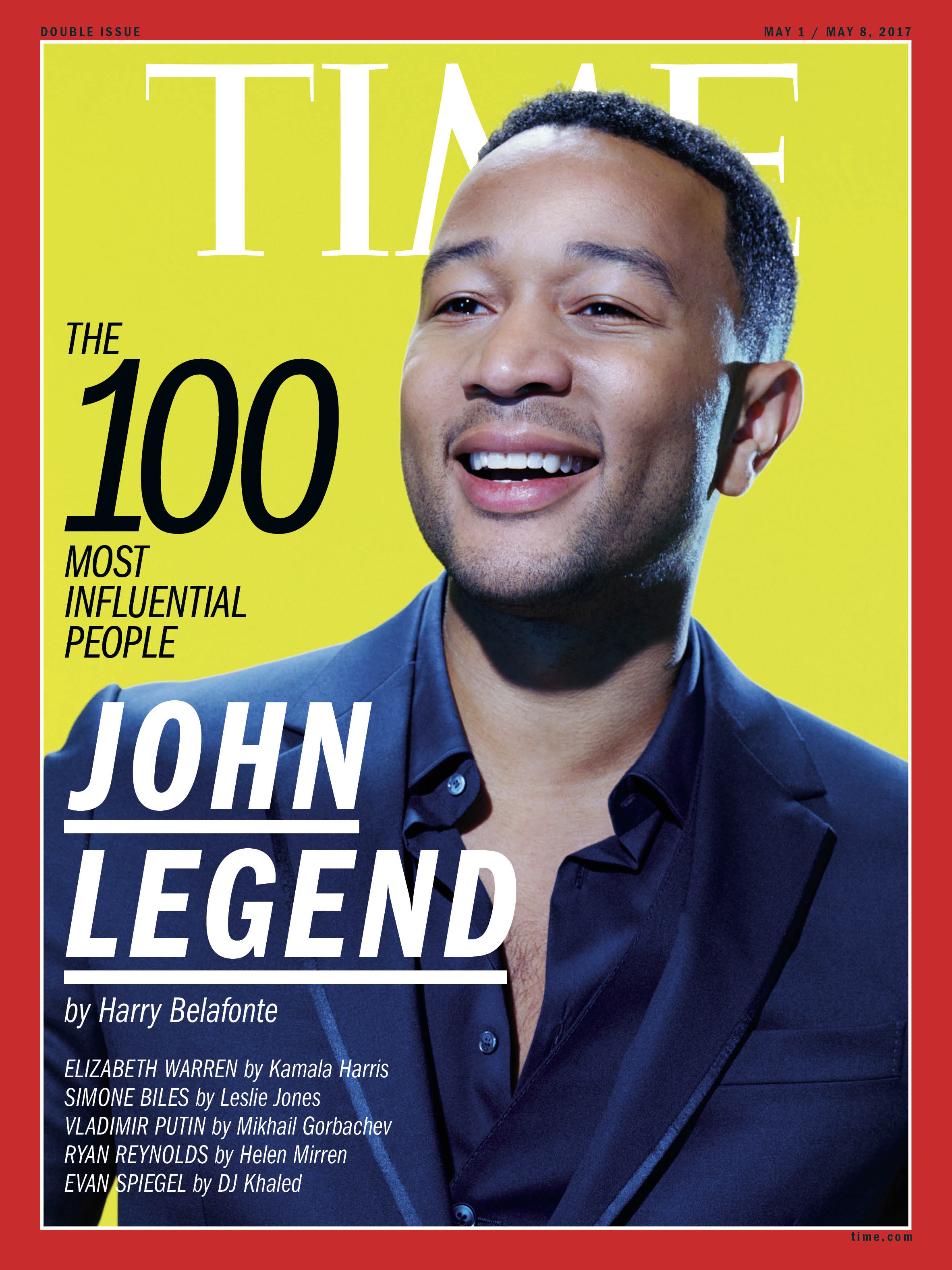 John Legend, TIME 100 Most Influential People cover.