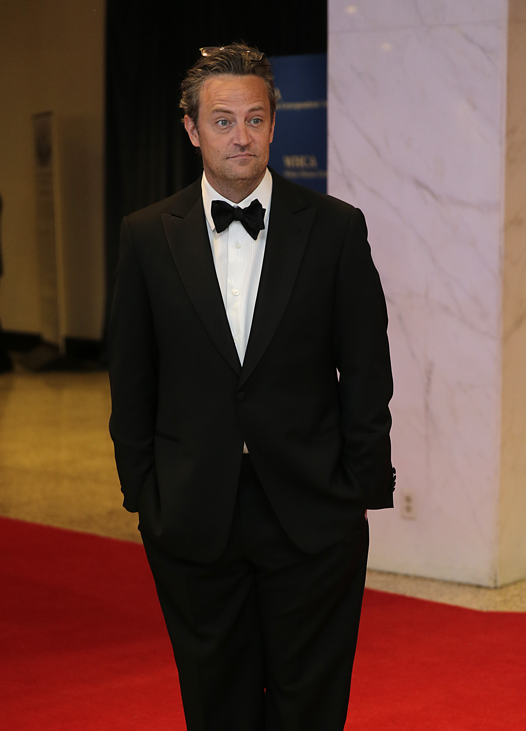 Actor Matthew Perry arrives at the White House Correspondents' Association (WHCA) dinner in Washington, D.C., U.S., on Saturday, April 27, 2013. (Bloomberg&mdash;Bloomberg via Getty Images)