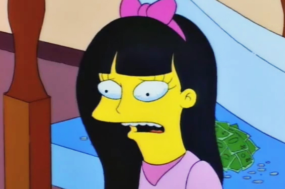 Meryl Streep: Streep voiced Jessica Lovejoy in the 1994 episode "Bart's Girlfriend." In the episode, Bart has a crush on Reverend Lovejoy's daughter Lisa, though his infatuation comes to an end after she steals money from the church collection plate and Bart is blamed.