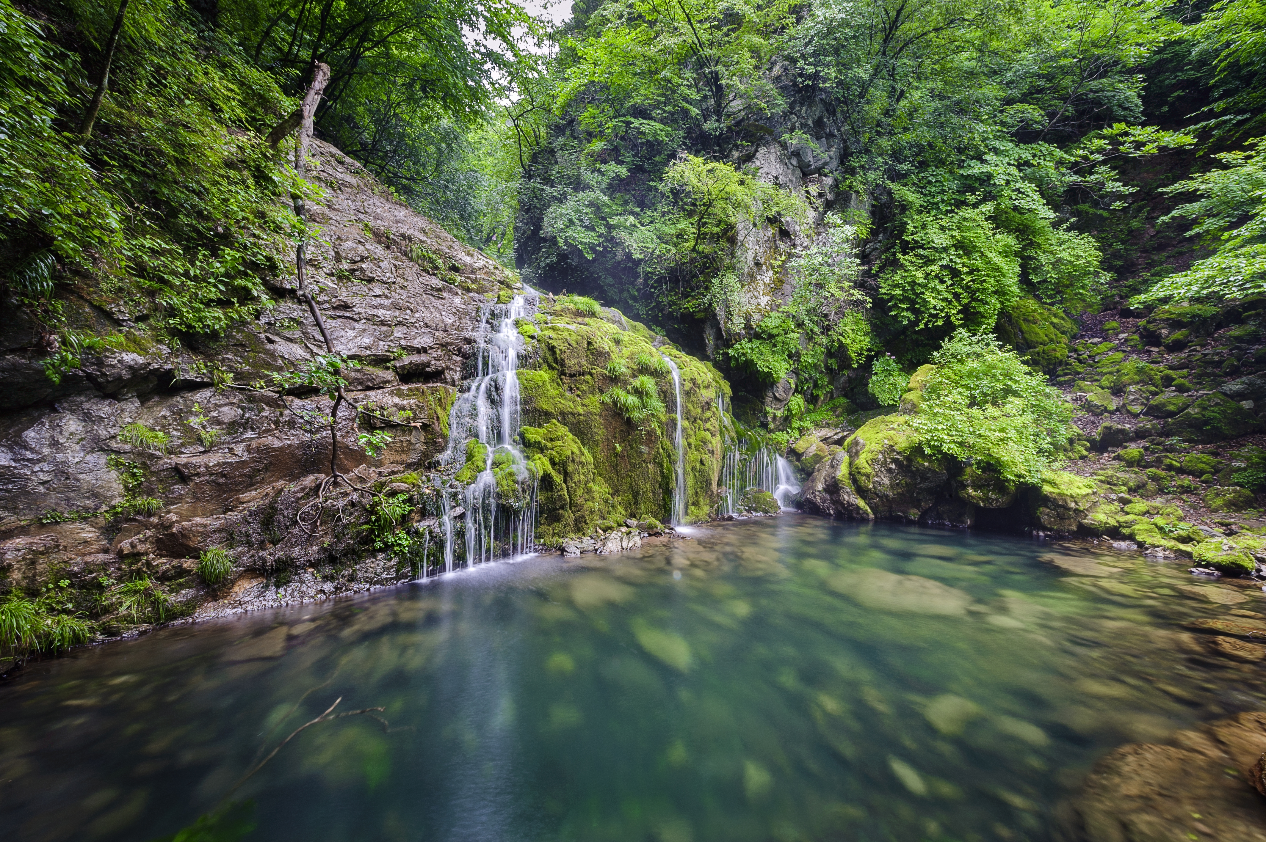 Moss waterfalls