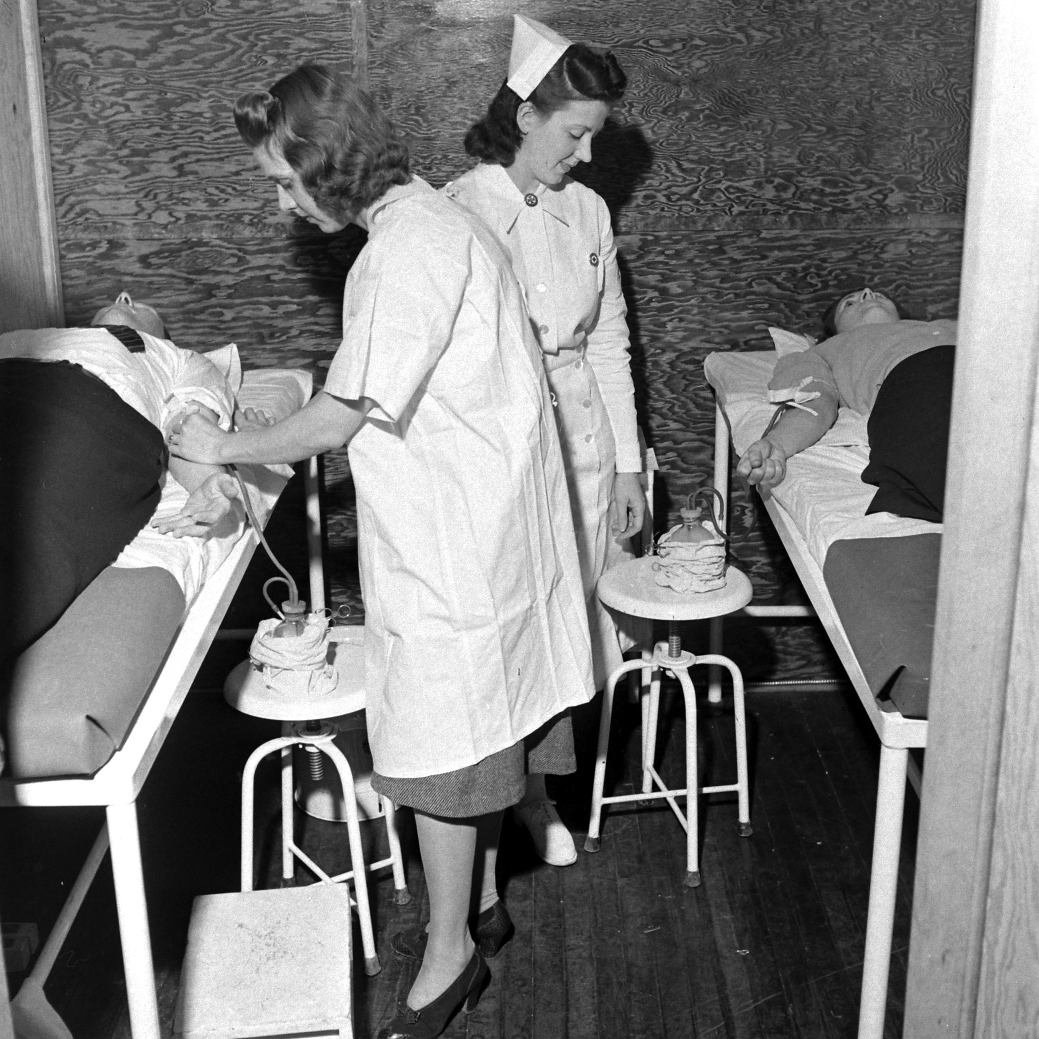 World War II Red Cross Nurses, 1942.
