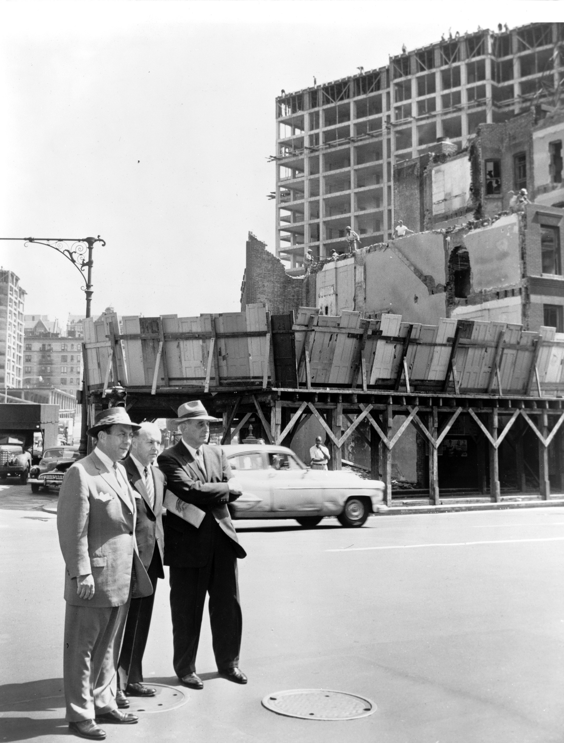 Robert Moses and Mayor Wagner (Walter Albertin/Library of Congress/courtesy of IFC Films)