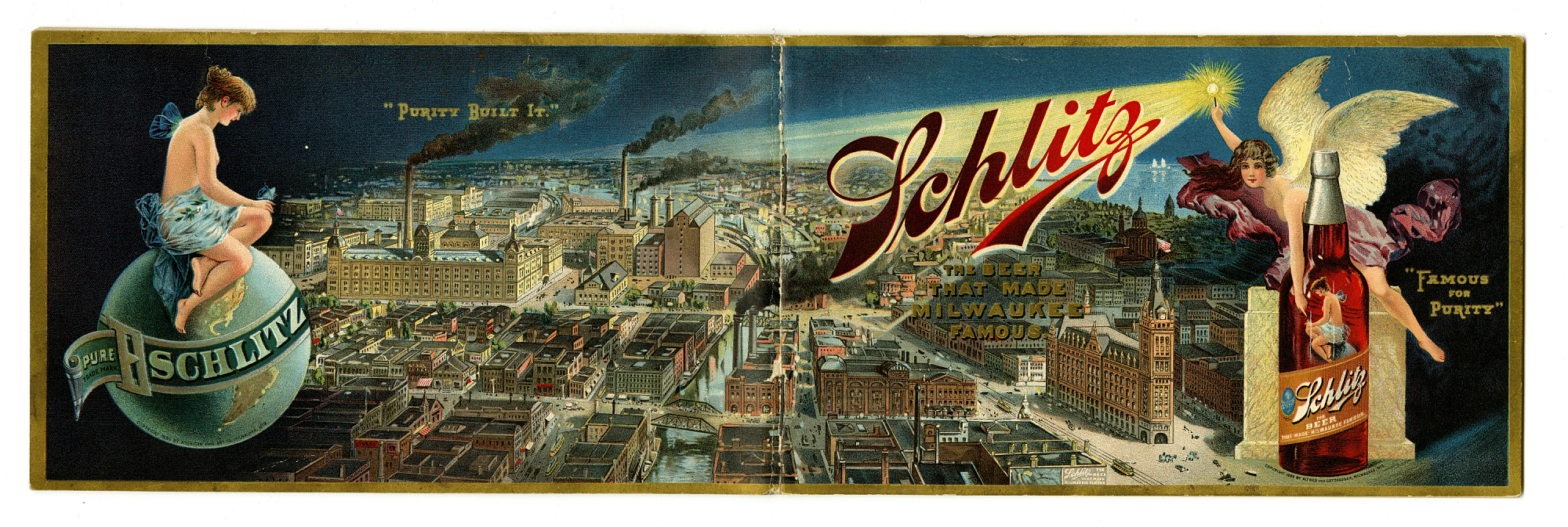 Schlitz beer ad, circa 1899. (Courtesy of National Museum of American History: Smithsonian Institution)