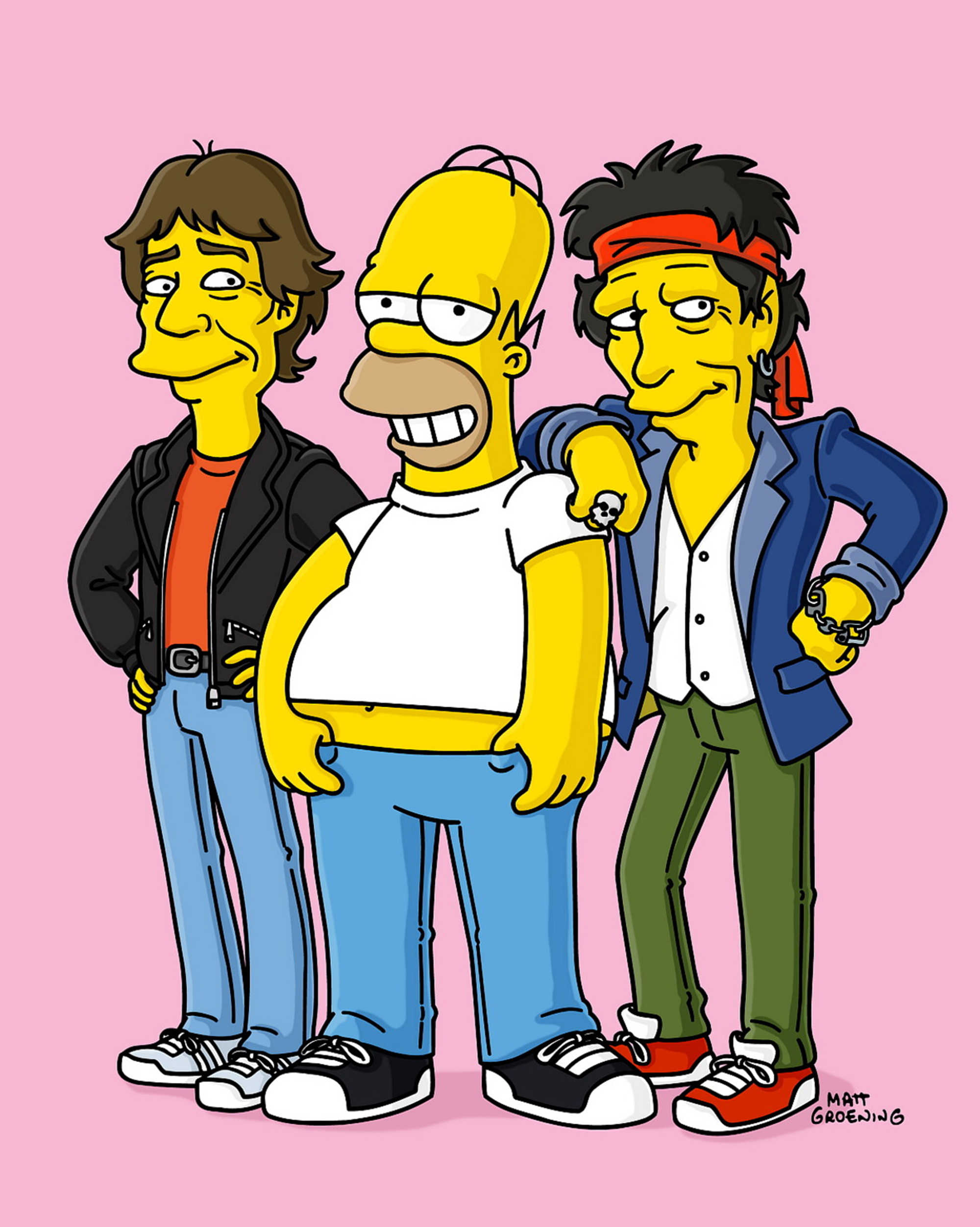 Keith Richards/Mick Jagger: The Rolling Stones rockers make cameos as themselves in "How I Spent My Strummer Vacation" in 2002, when Homer Simpson is sent to a rock and roll fantasy camp so he can attempt to live out his childhood dreams.