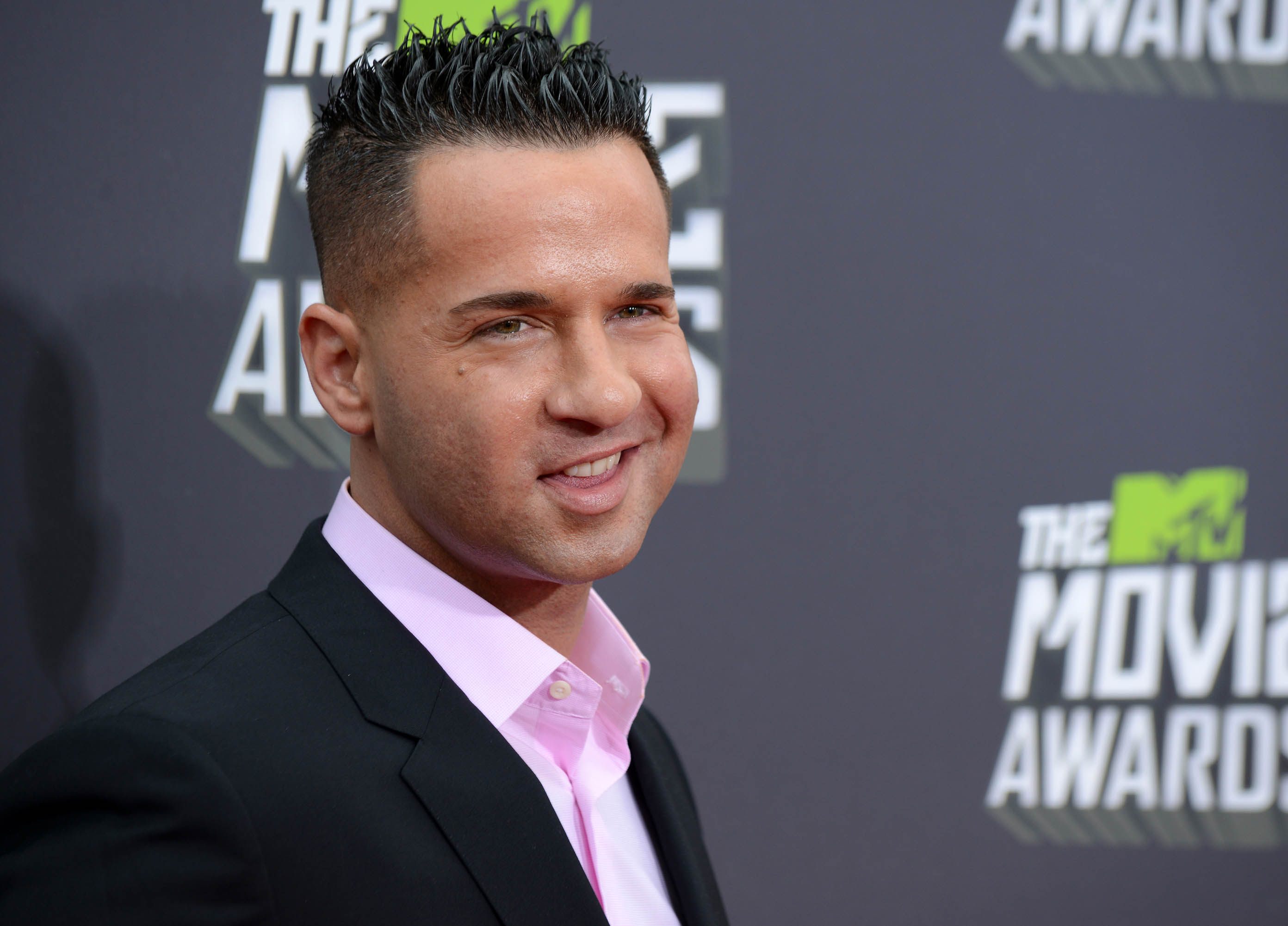 Mike Sorrentino, also known as The Situation, arrives at the MTV Movie Awards in Culver City, CA, on April 14, 2013. (Jordan Strauss—AP)