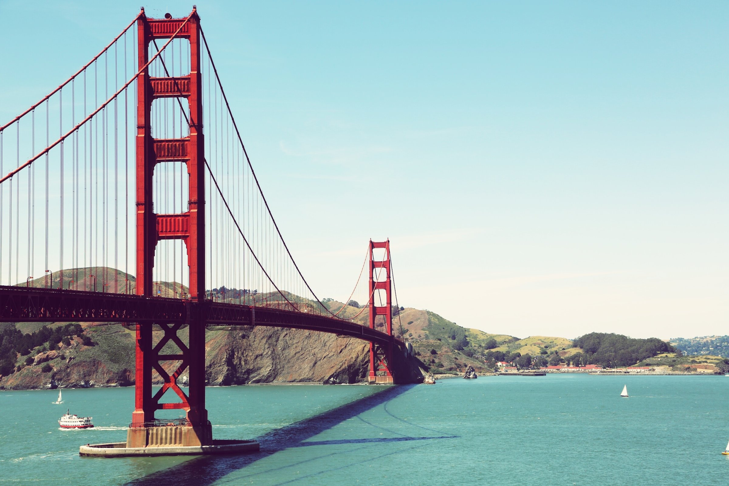 Scenic View Of Golden Gate Bridge Against Sky